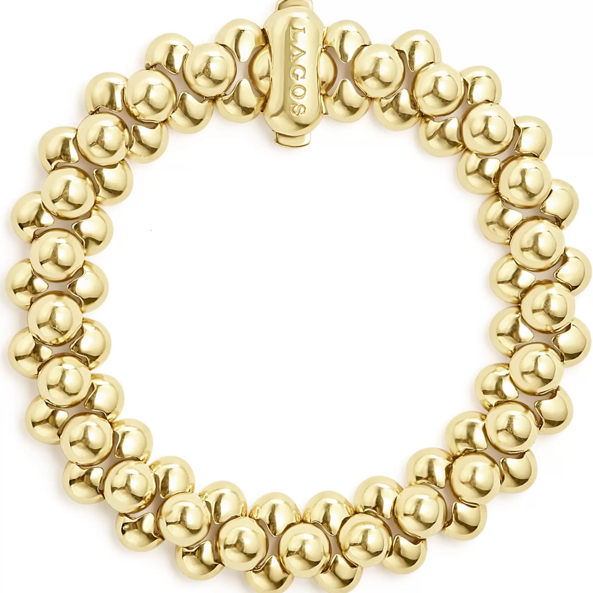 Hot LAGOS 18K Gold Bead Bracelet