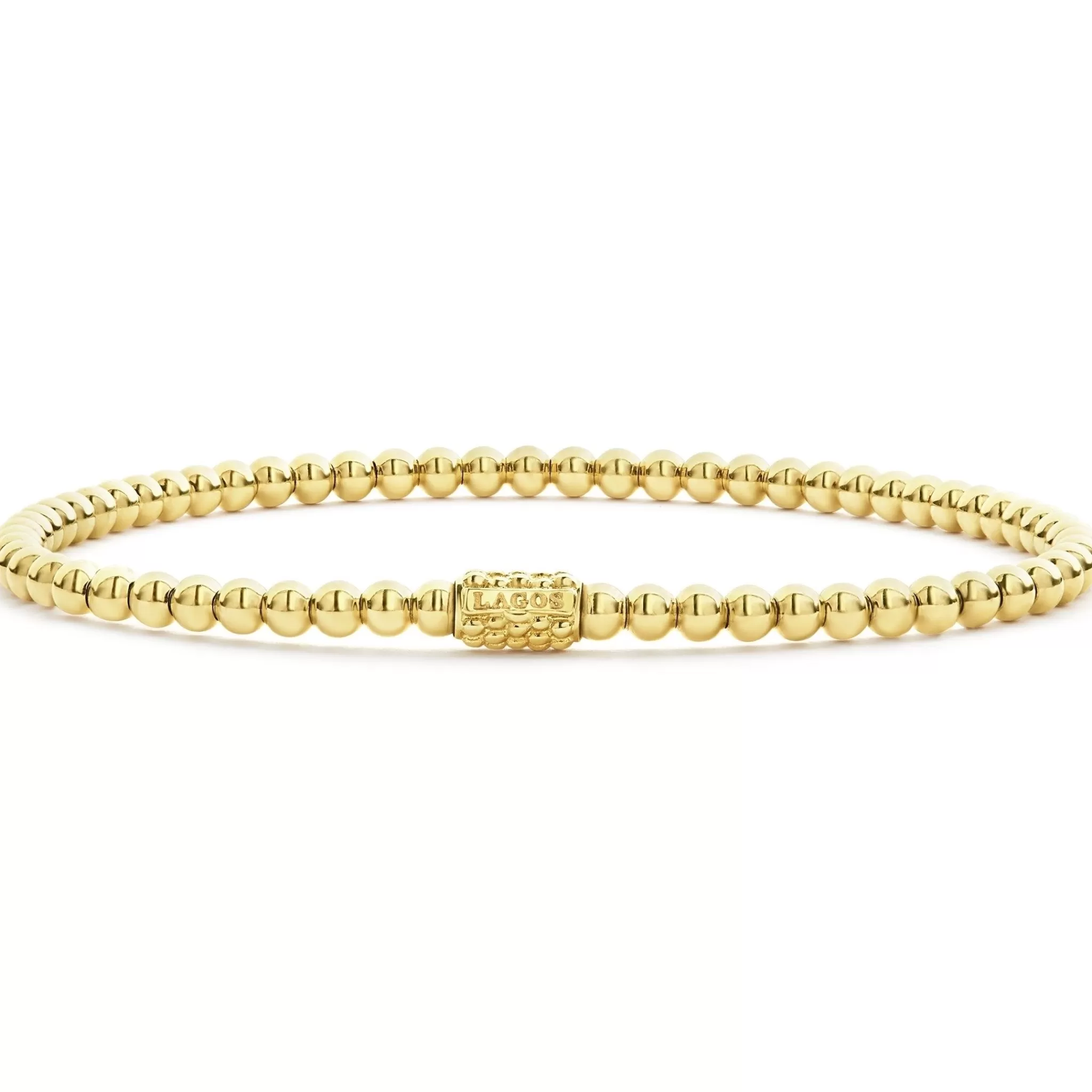 Outlet LAGOS 18K Gold Bead Bracelet | 3Mm