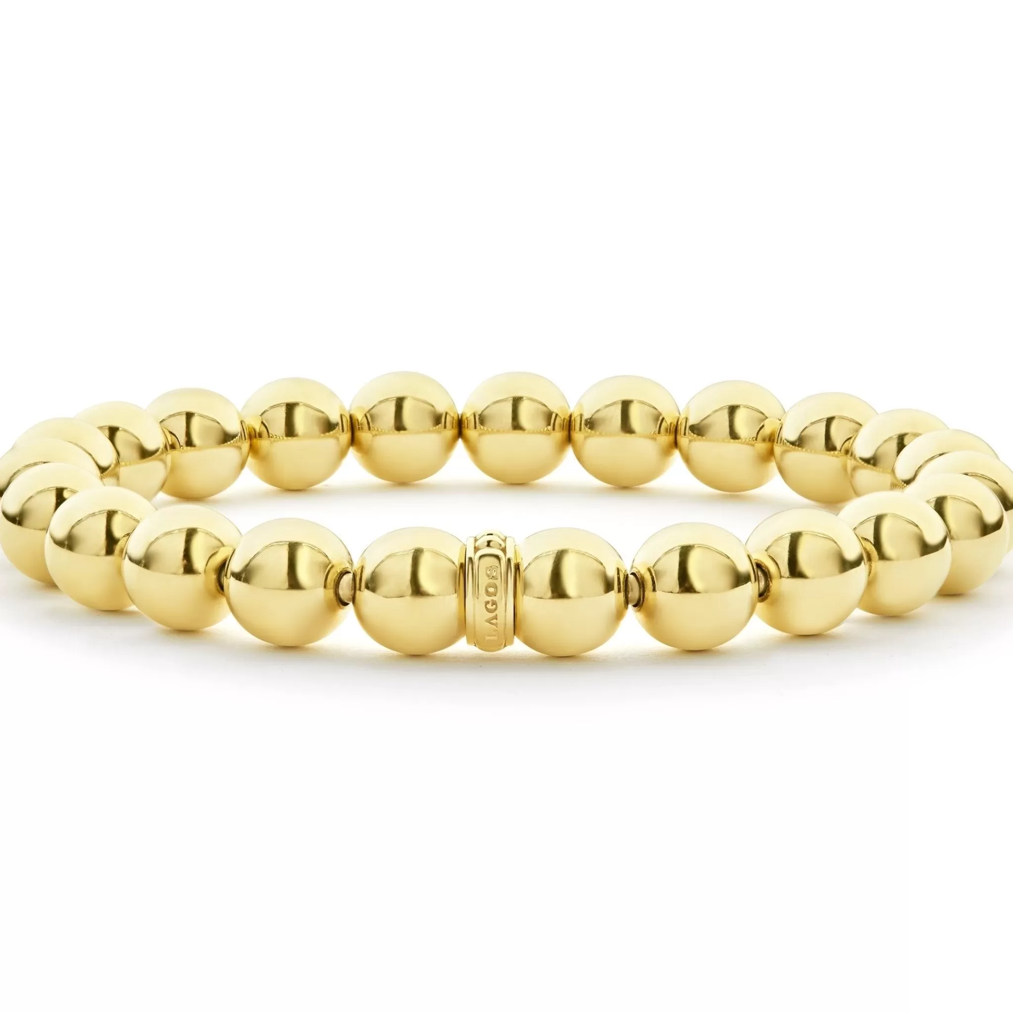 Outlet LAGOS 18K Gold Bead Bracelet | 8Mm