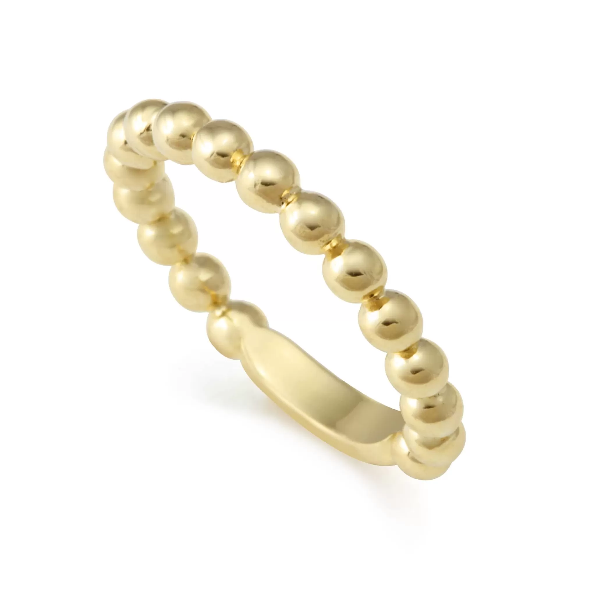 Shop LAGOS 18K Gold Beaded Stacking Ring