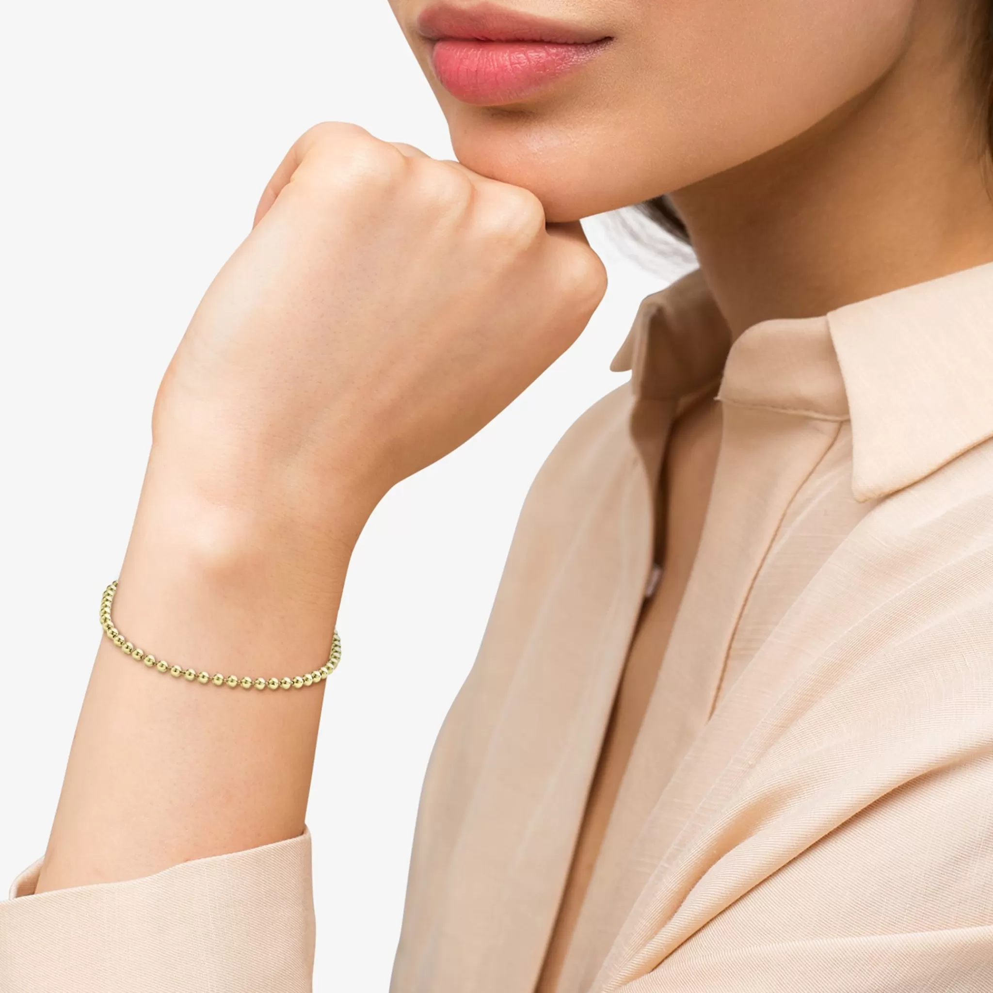 Shop LAGOS 18K Gold Beaded Toggle Bracelet