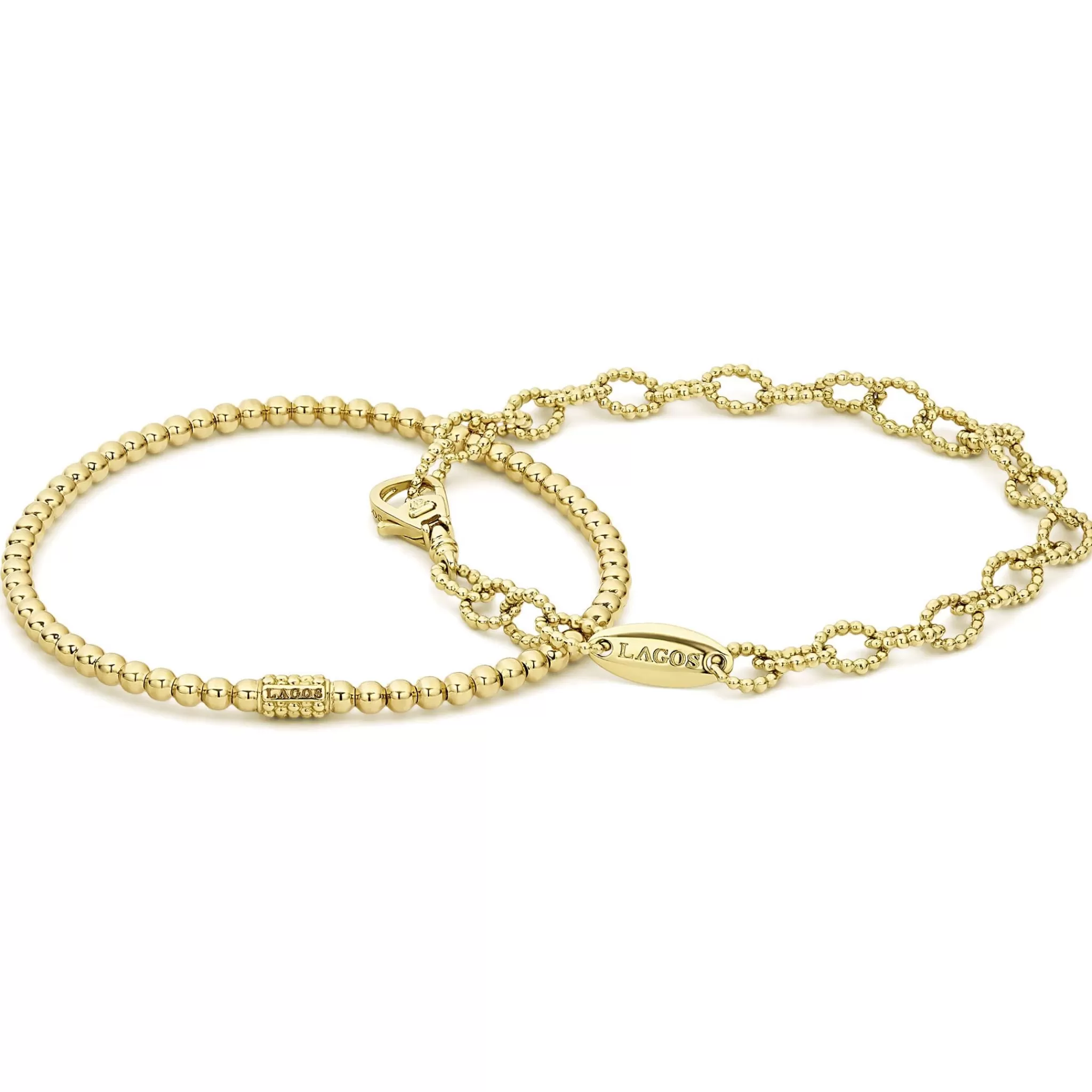 Cheap LAGOS 18K Gold Bracelet Gift Set