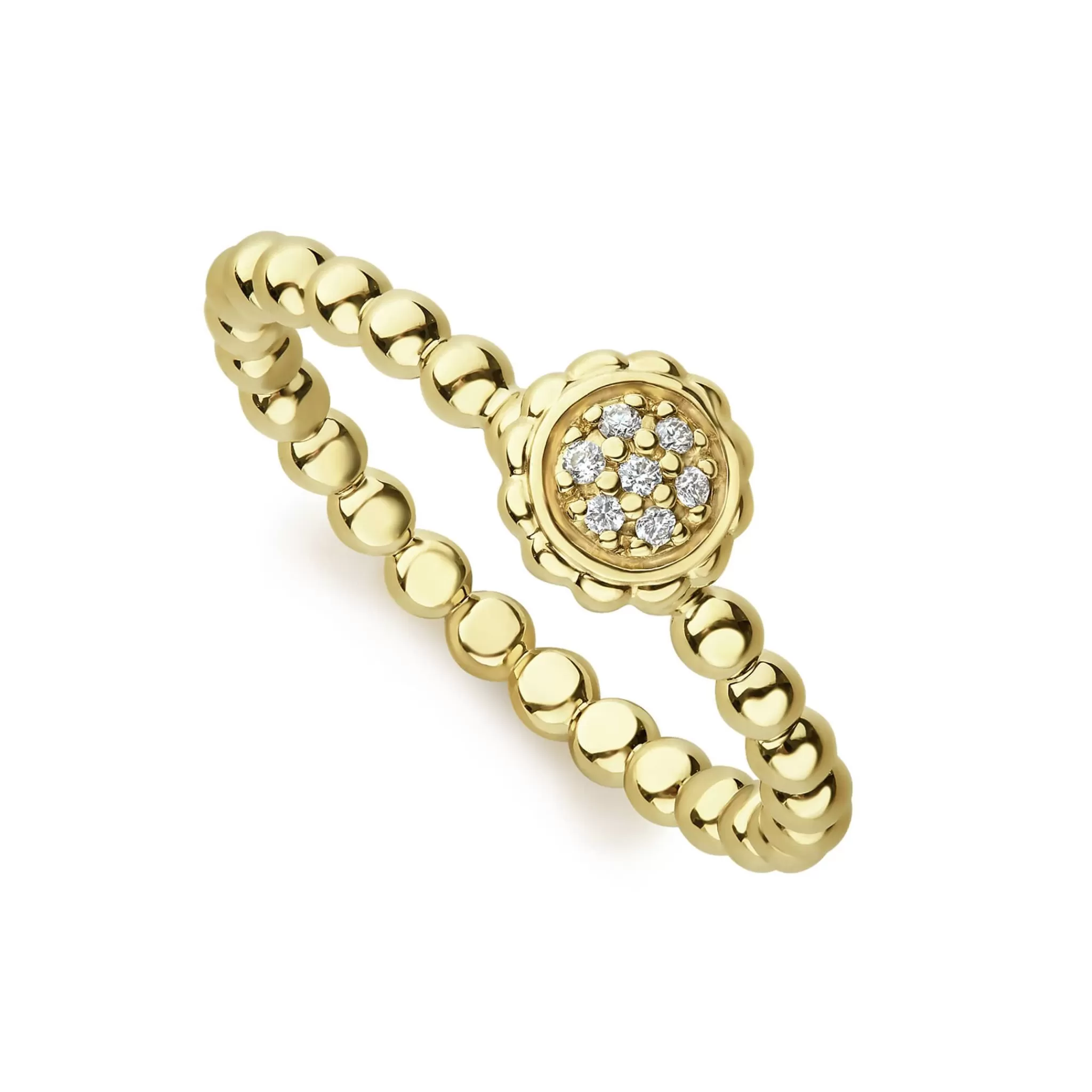 Flash Sale LAGOS 18K Gold Caviar Diamond Ring