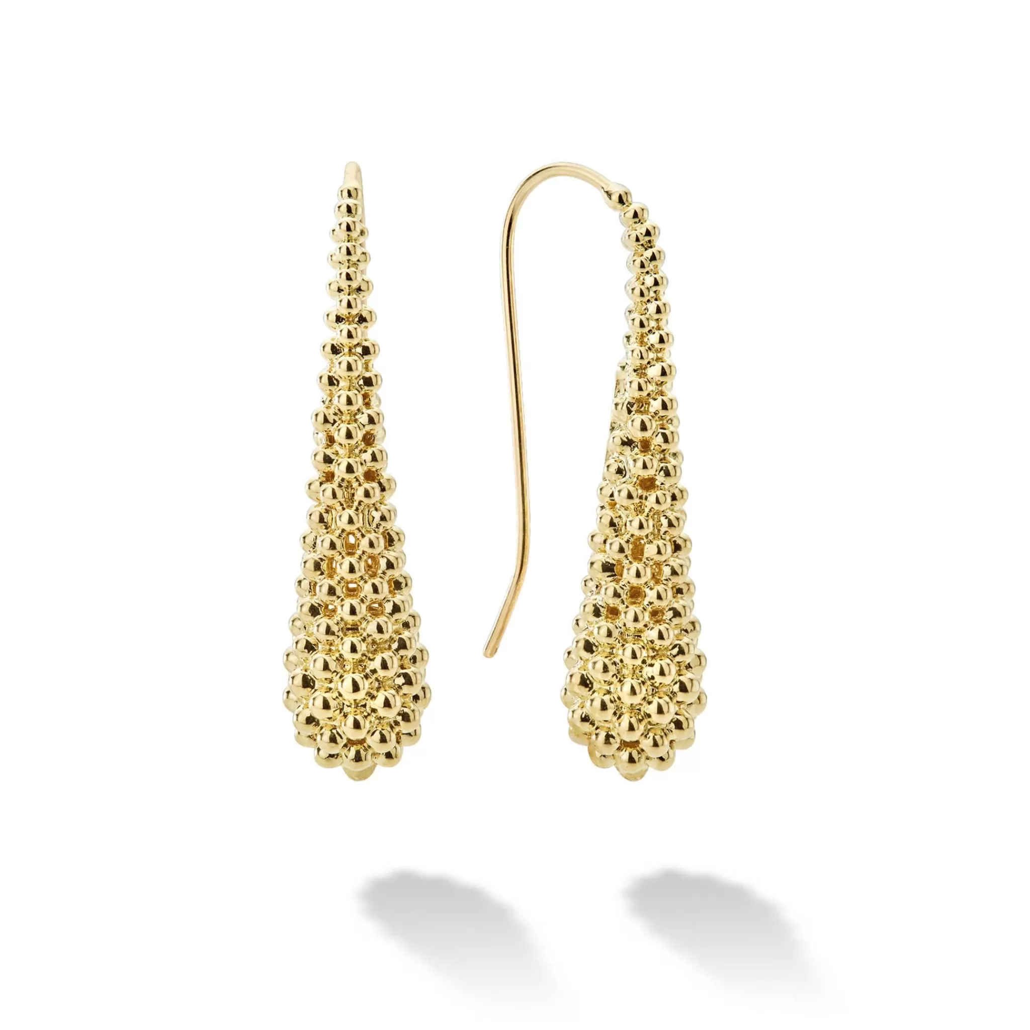 Sale LAGOS 18K Gold Caviar Drop Earrings