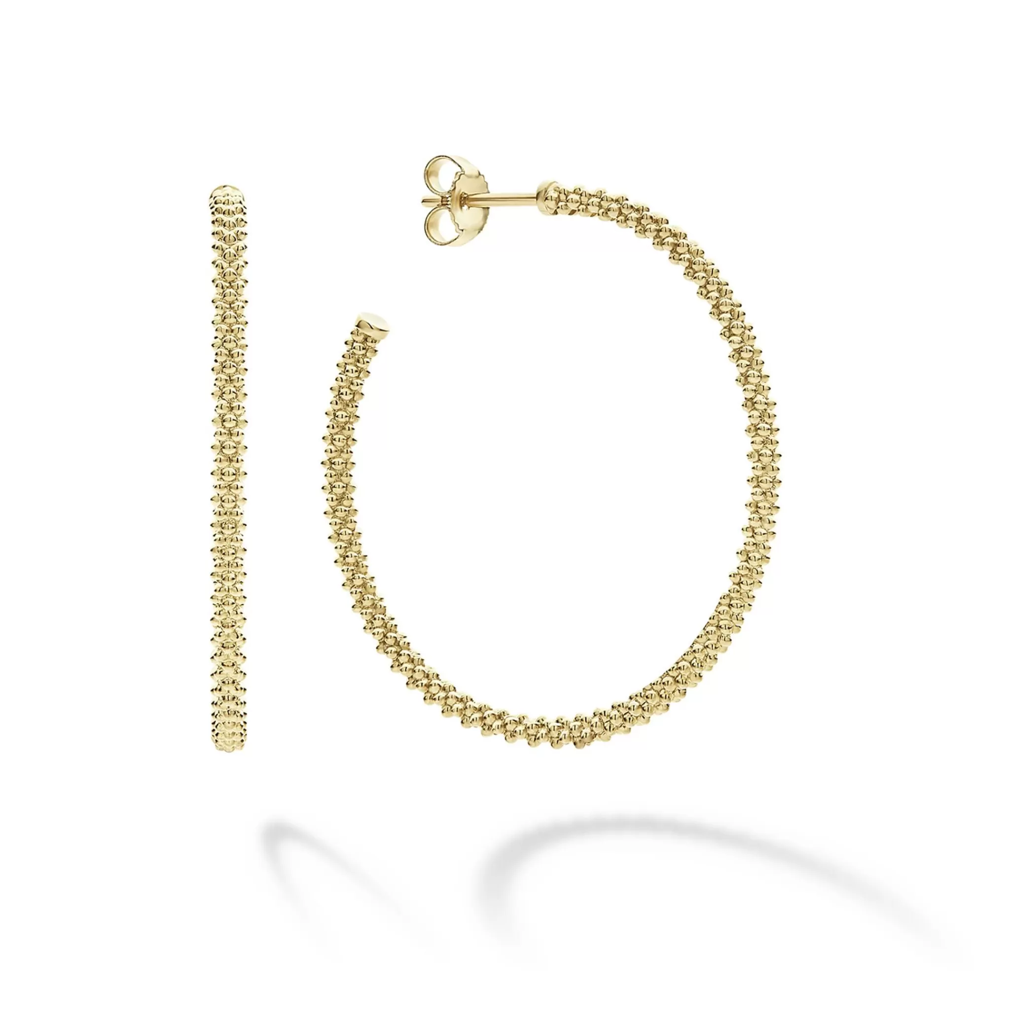 Best Sale LAGOS 18K Gold Caviar Hoop Earrings