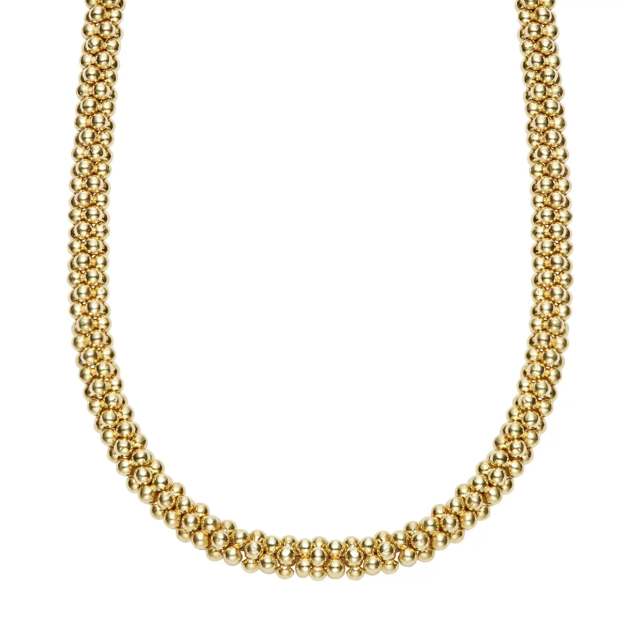 Shop LAGOS 18K Gold Caviar Necklace | 4Mm