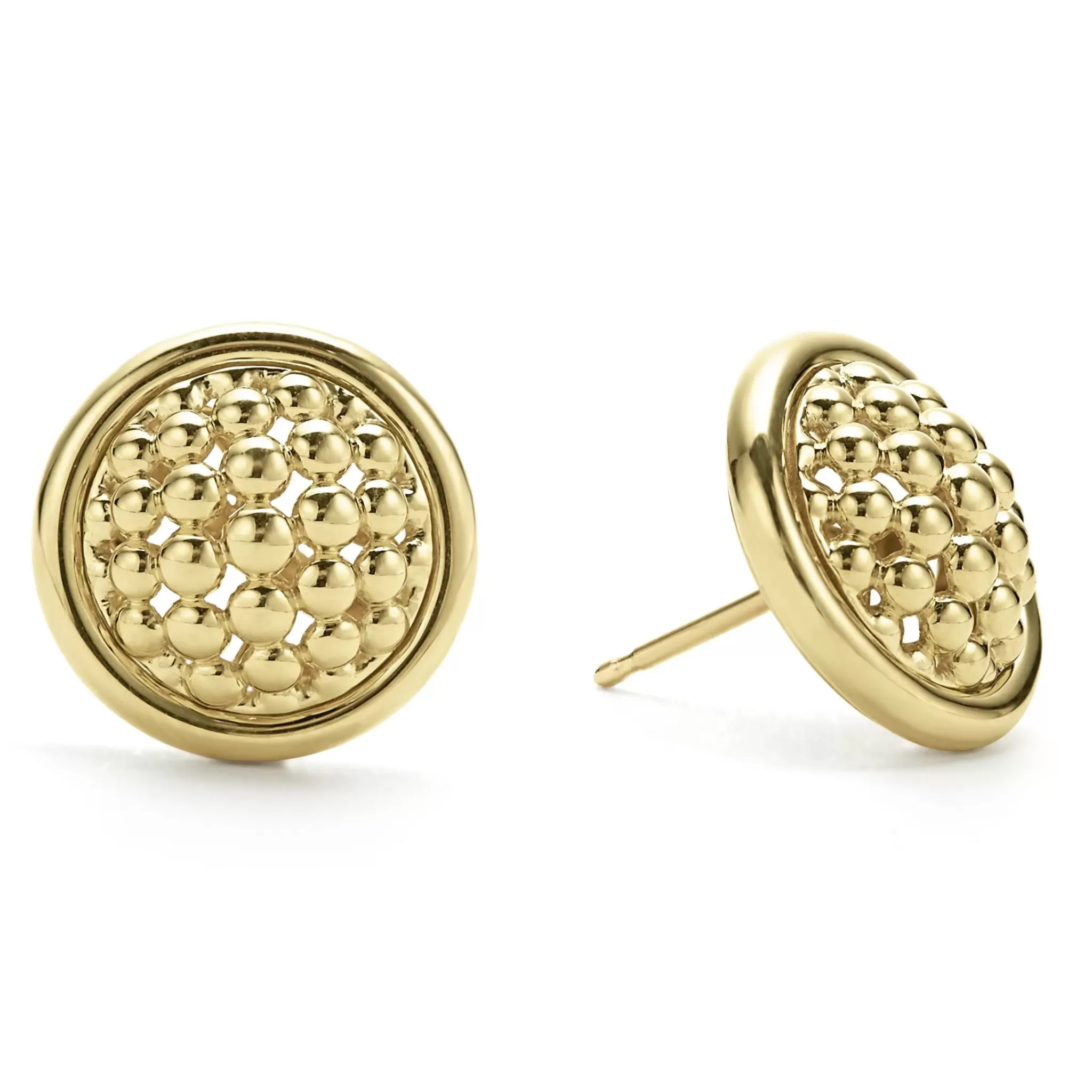 Shop LAGOS 18K Gold Caviar Stud Earrings