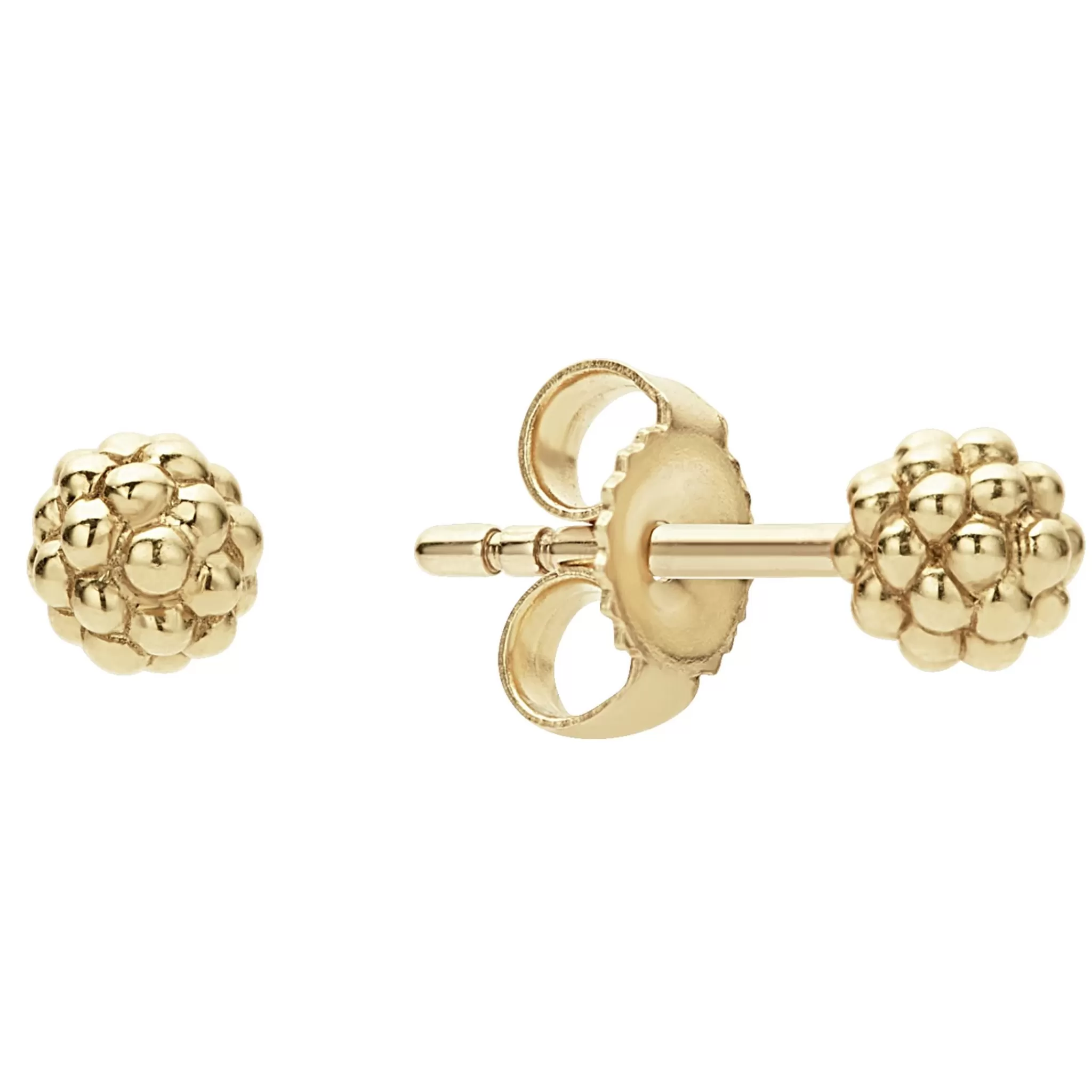 New LAGOS 18K Gold Caviar Stud Earrings