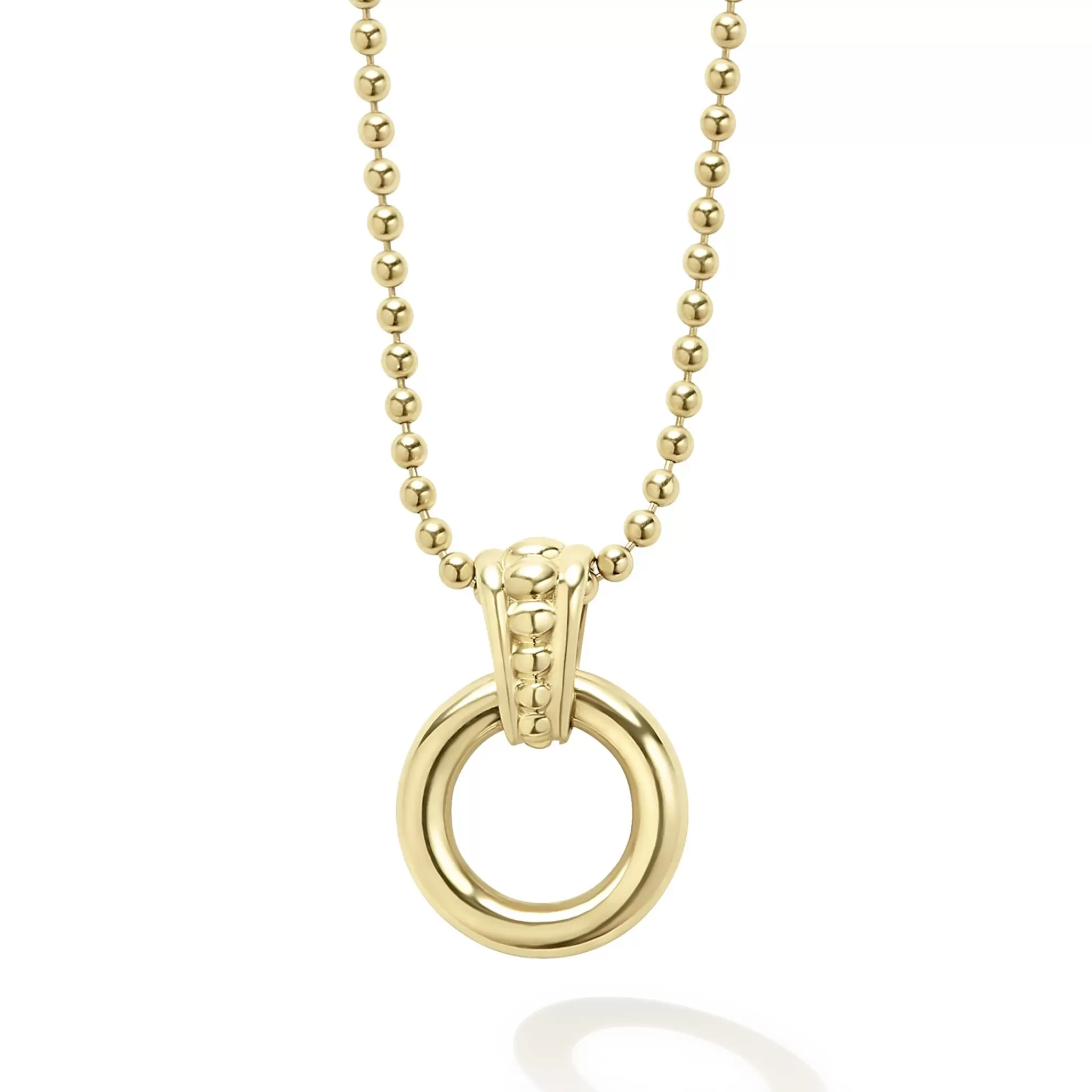 Shop LAGOS 18K Gold Circle Pendant Necklace