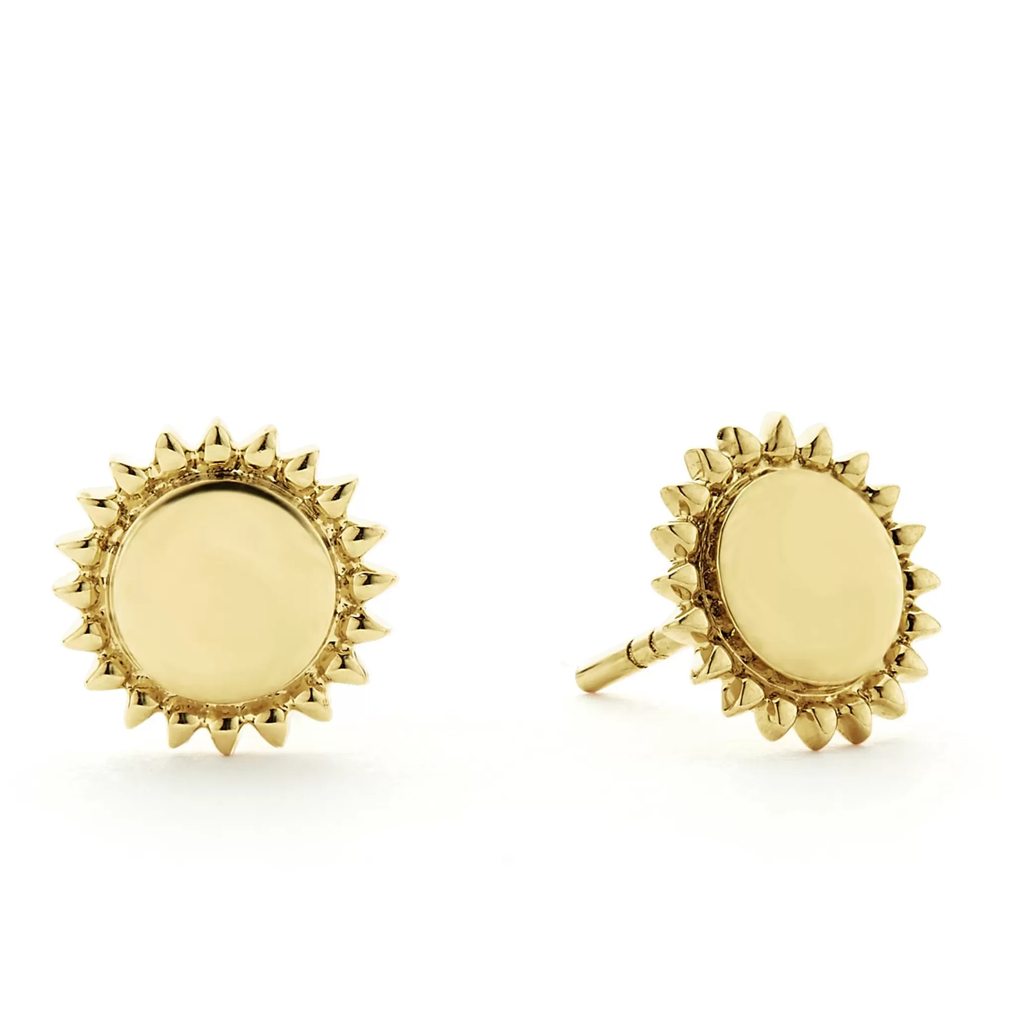 Fashion LAGOS 18K Gold Circle Stud Earrings