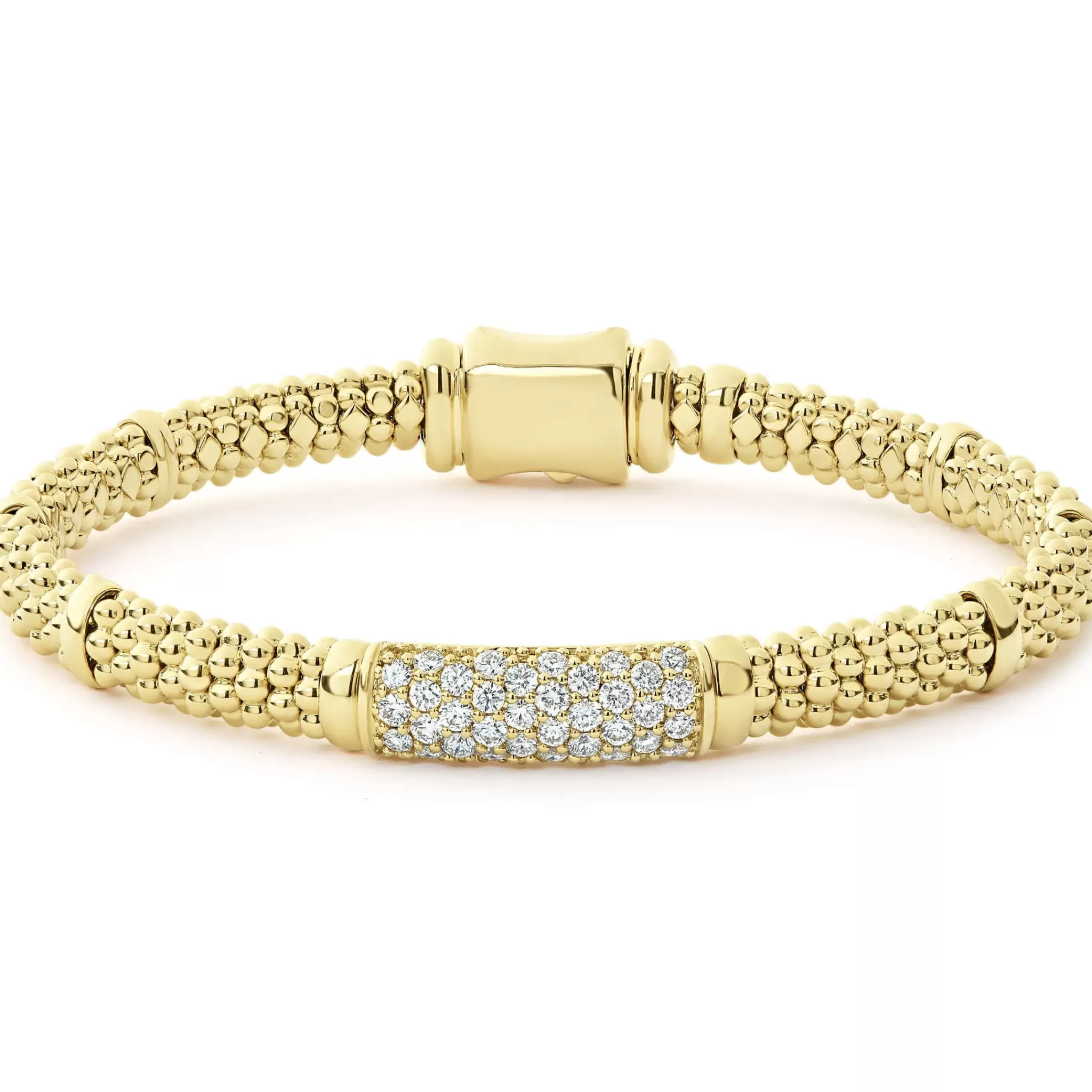 Cheap LAGOS 18K Gold Diamond Bracelet | 6Mm