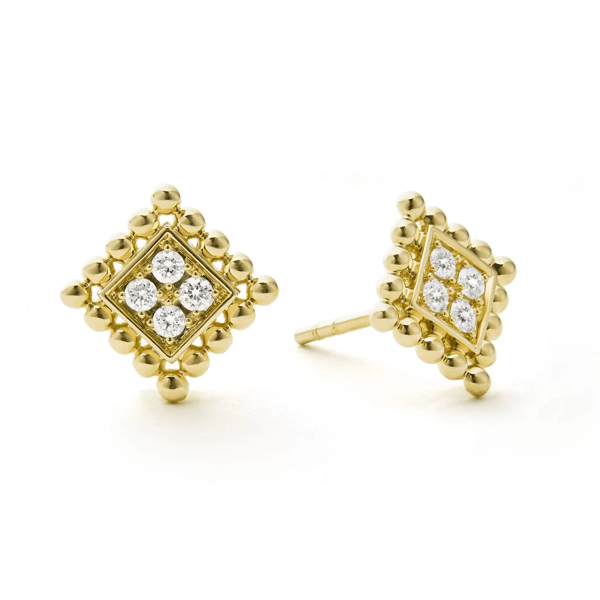 Cheap LAGOS 18K Gold Diamond Earrings