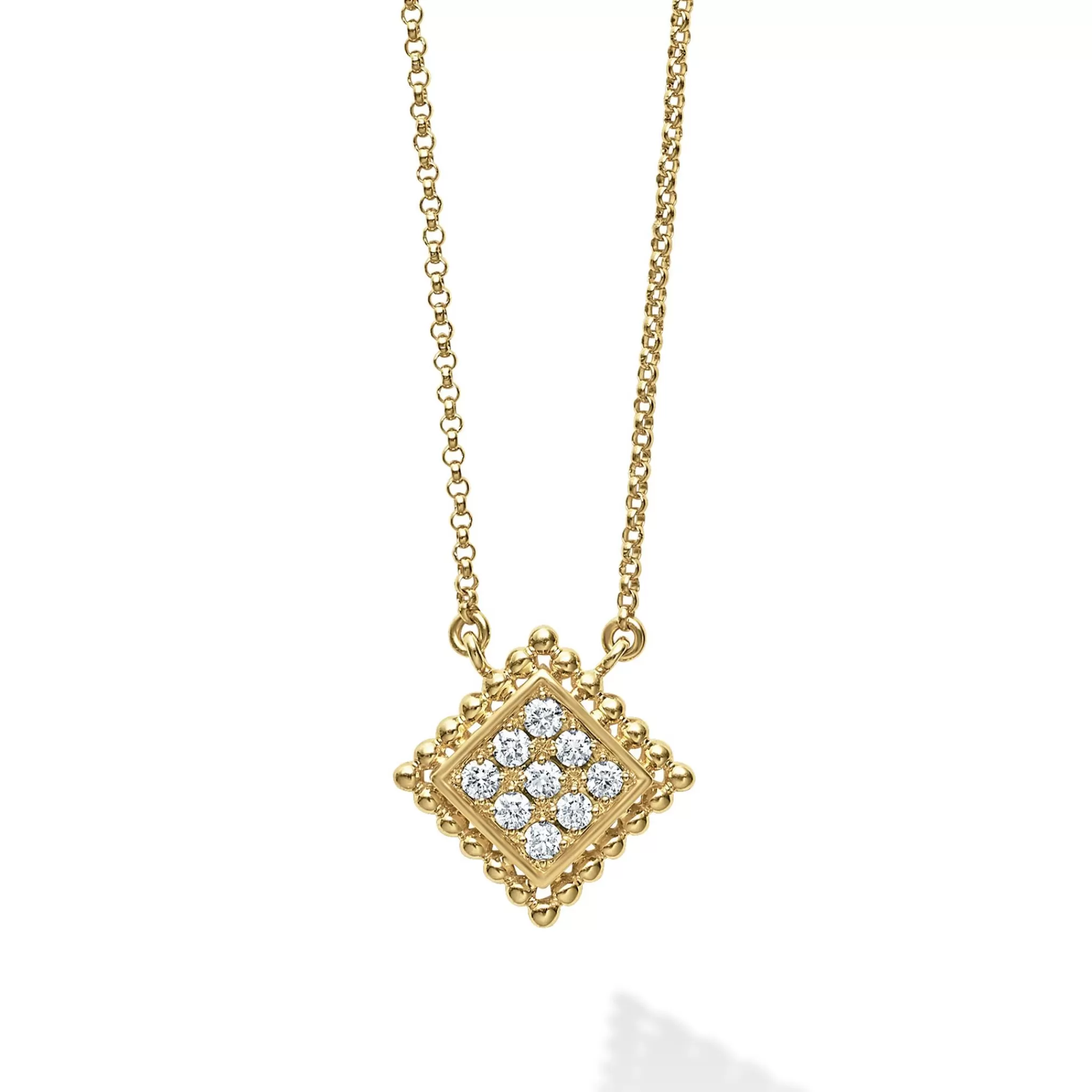 Outlet LAGOS 18K Gold Diamond Pendant Necklace