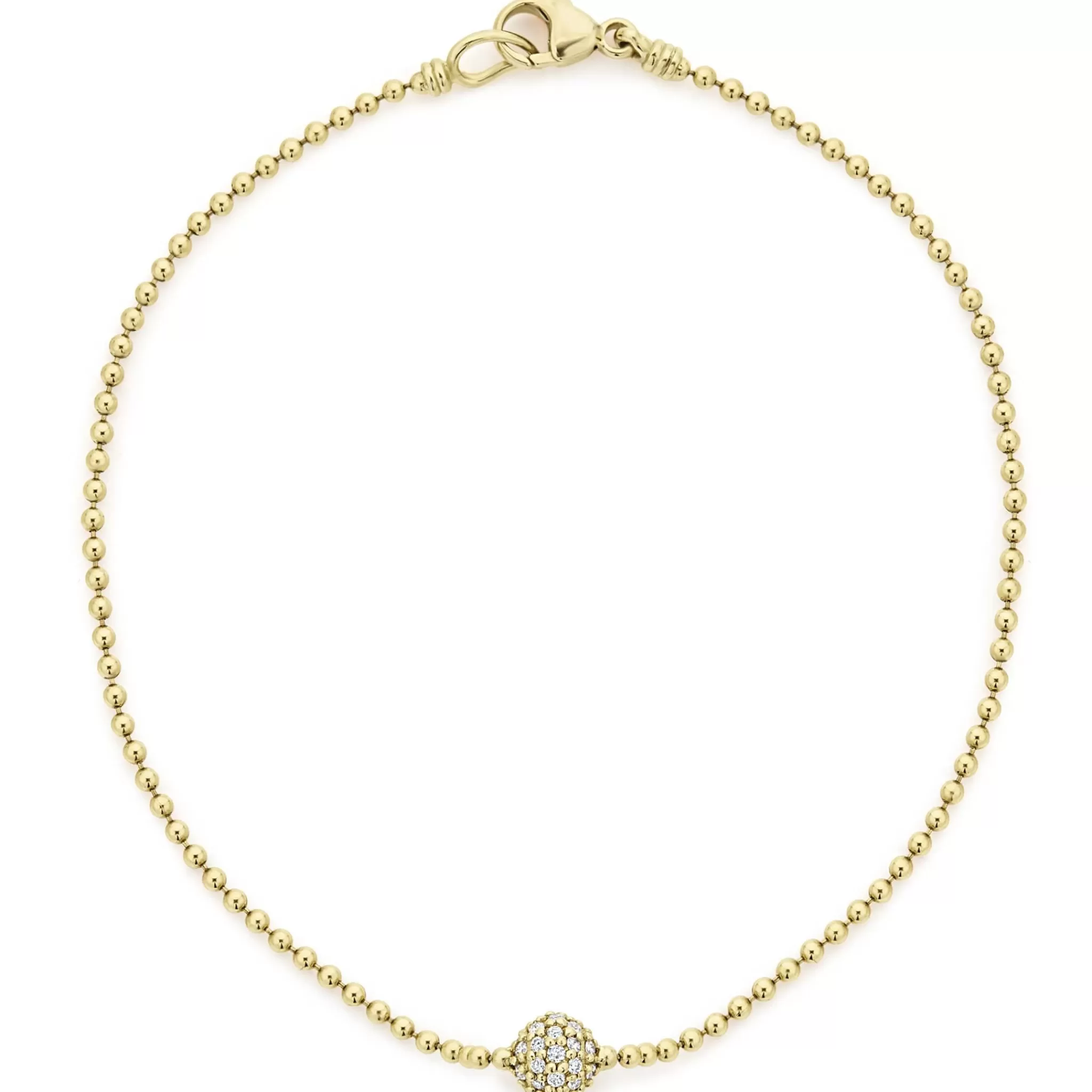 Discount LAGOS 18K Gold Diamond Sphere Bracelet