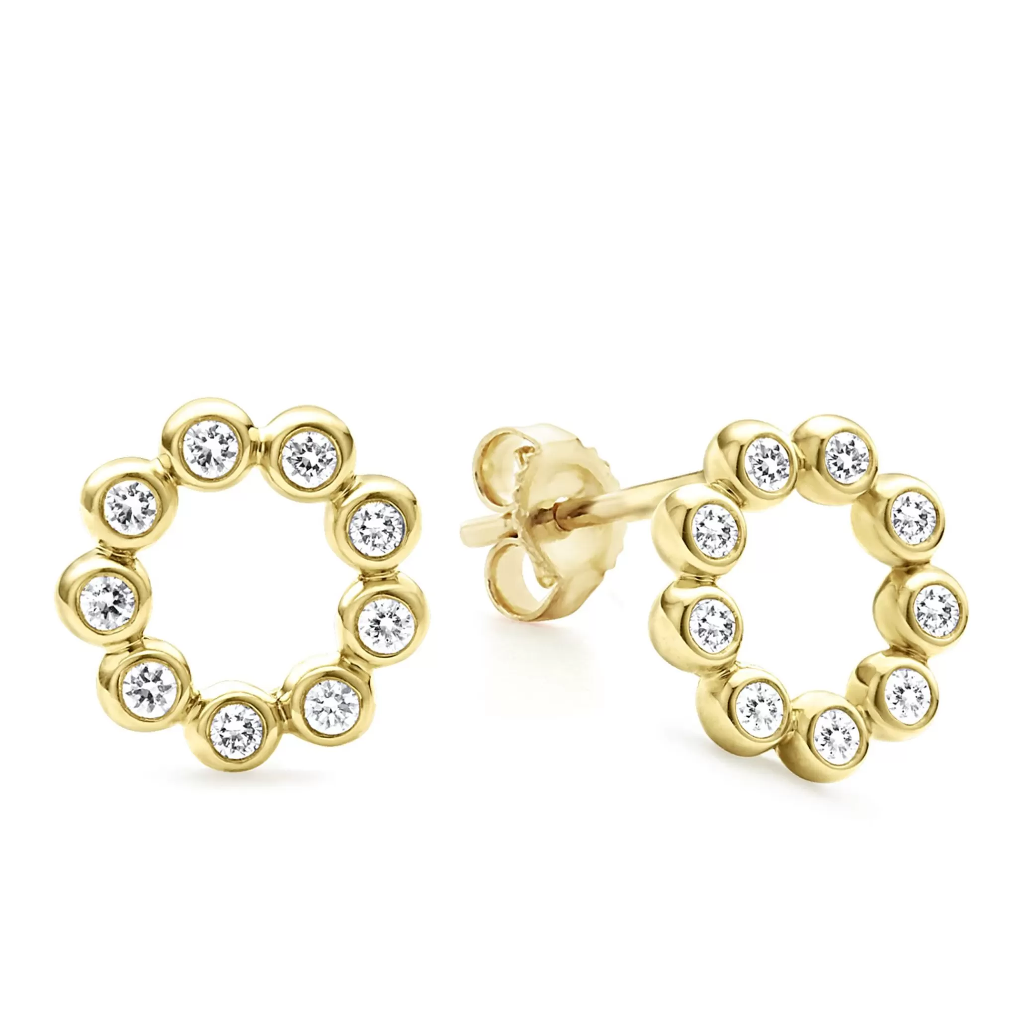 Outlet LAGOS 18K Gold Diamond Stud Earring Gift Set