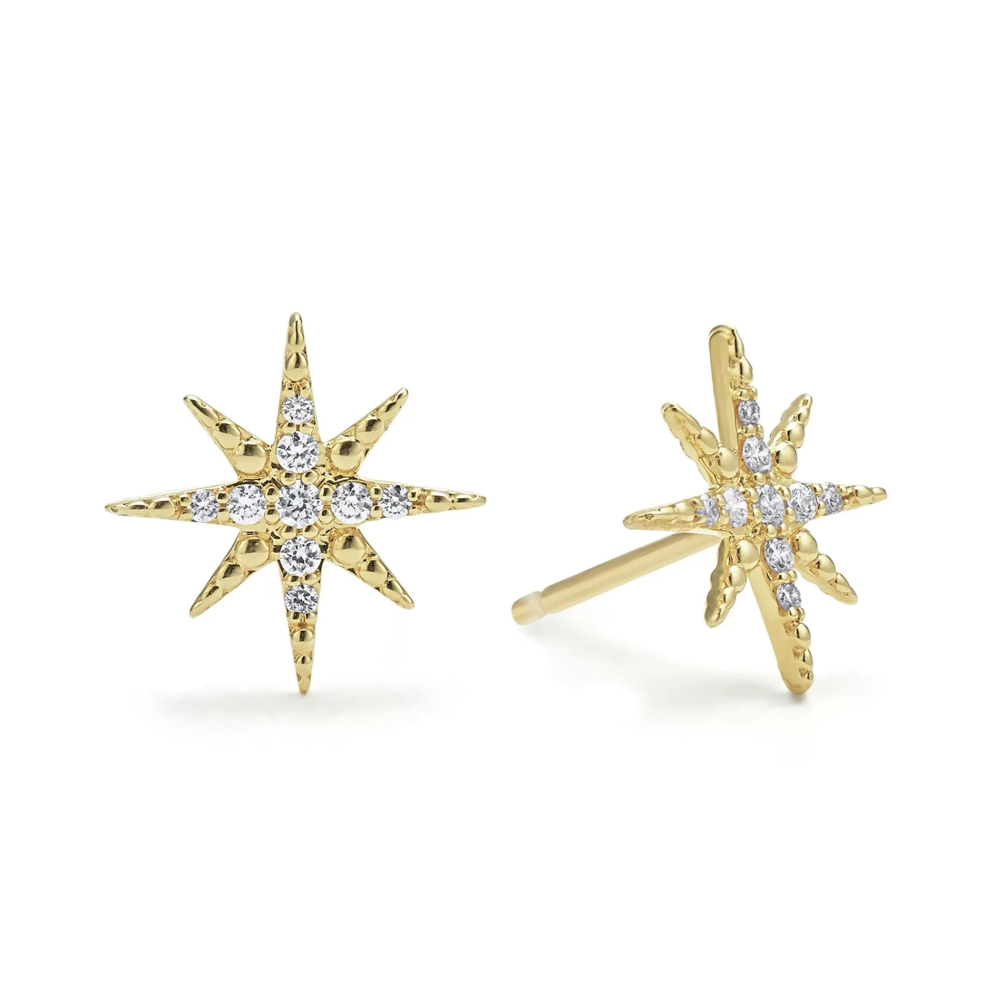 Flash Sale LAGOS 18K Gold Diamond Stud Earrings