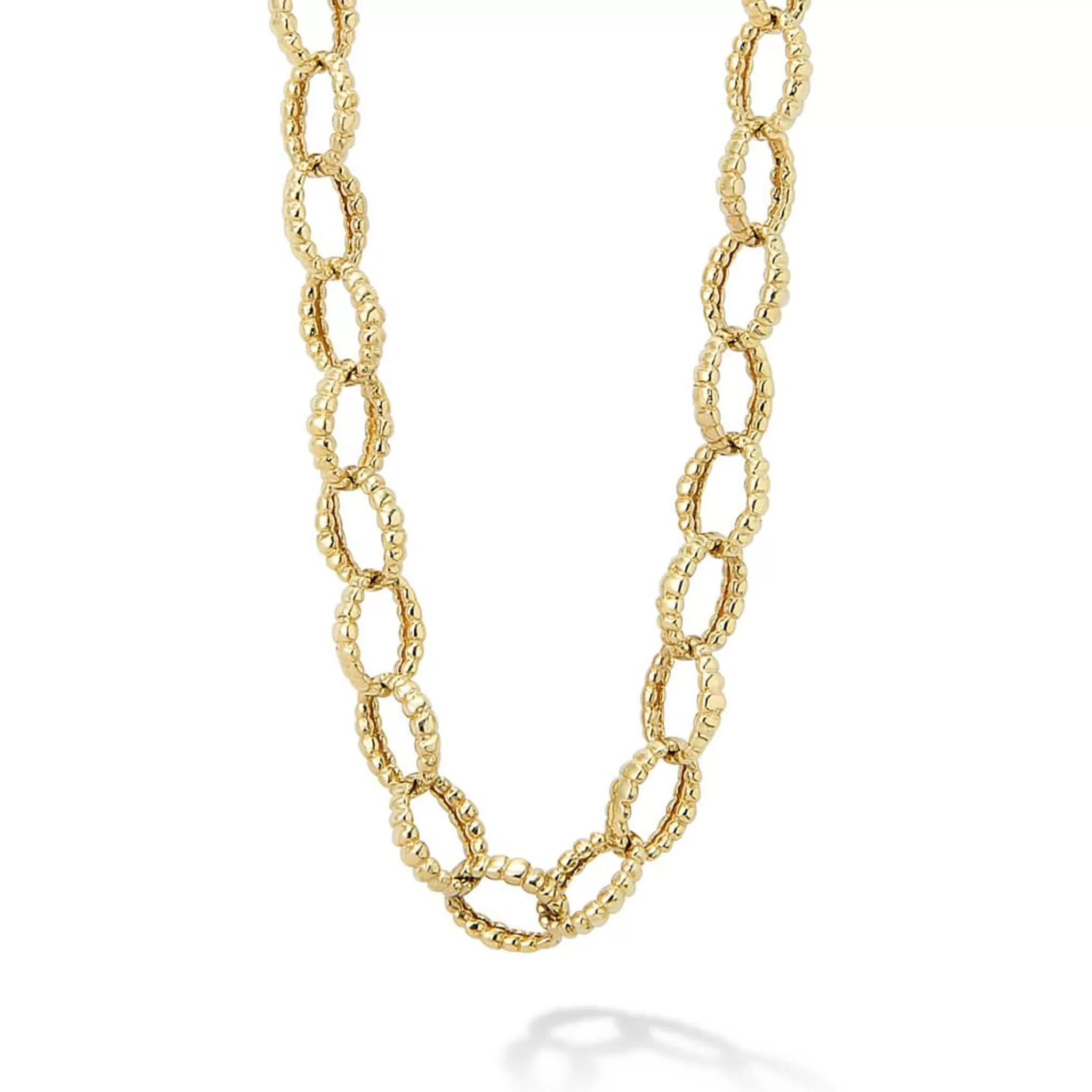 Online LAGOS 18K Gold Fluted Link Necklace