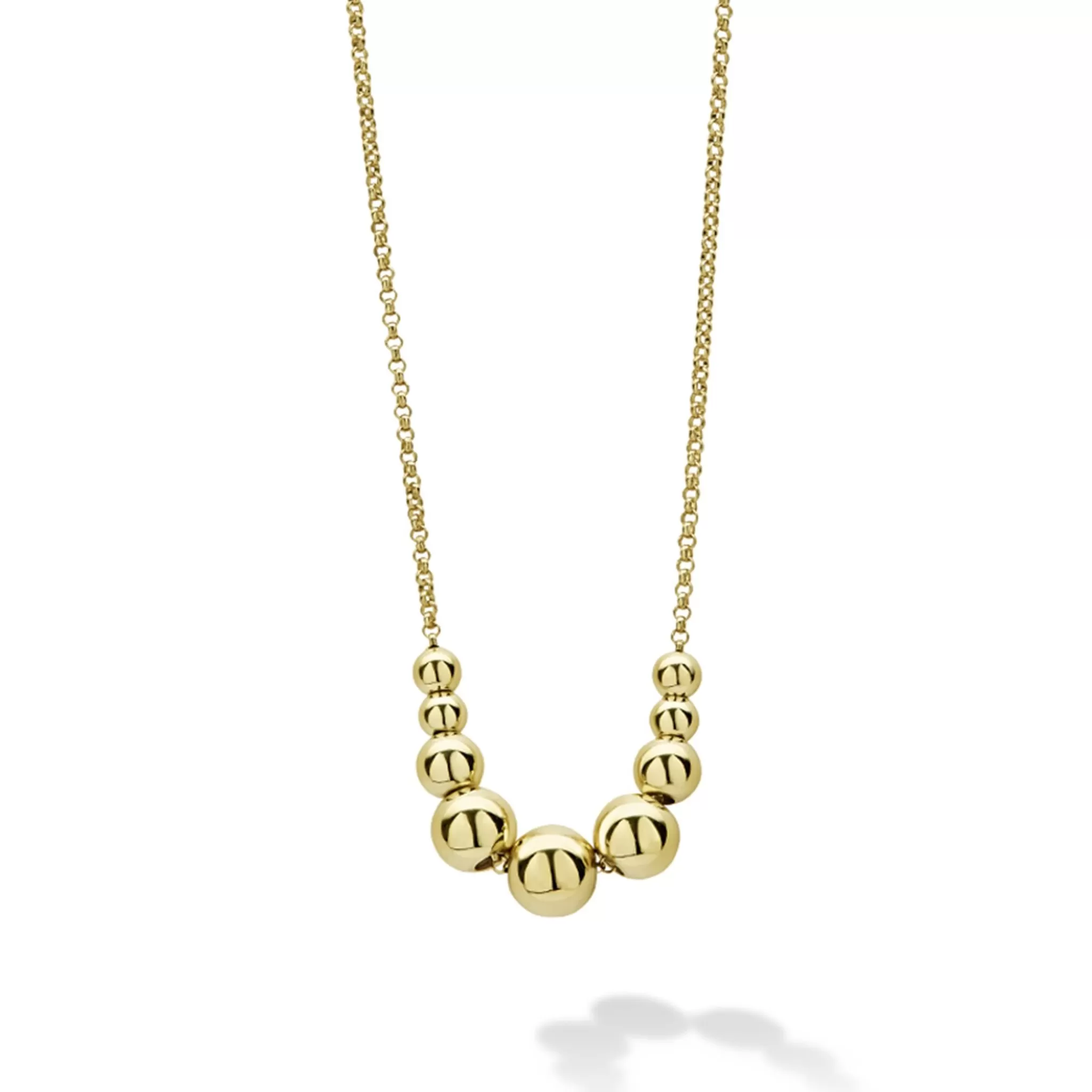 Hot LAGOS 18K Gold Graduated Bead Necklace