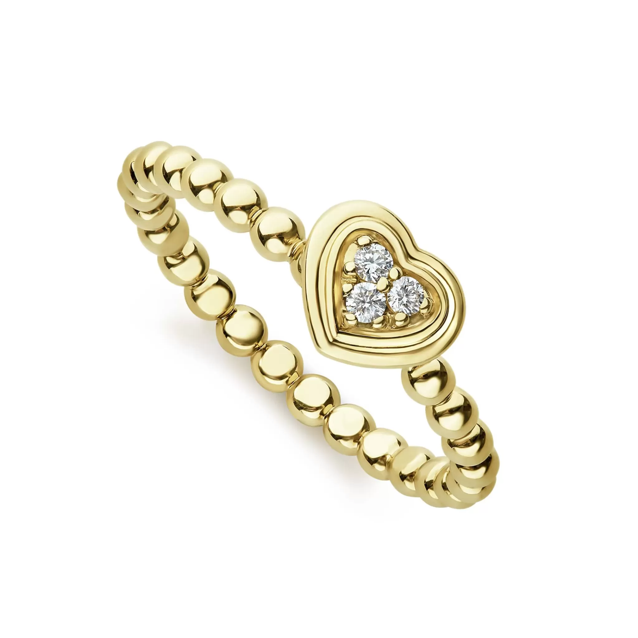 Online LAGOS 18K Gold Heart Diamond Ring