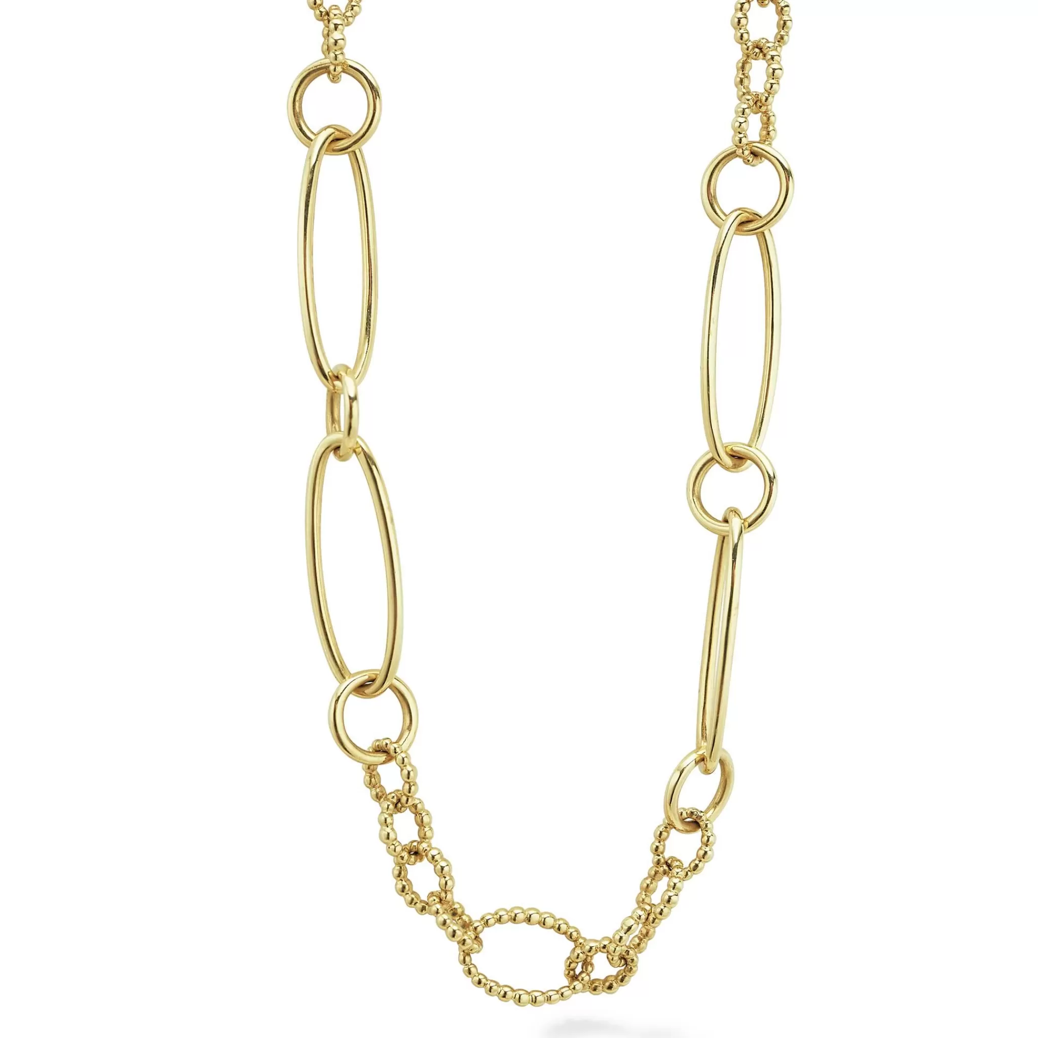 Hot LAGOS 18K Gold Link Necklace