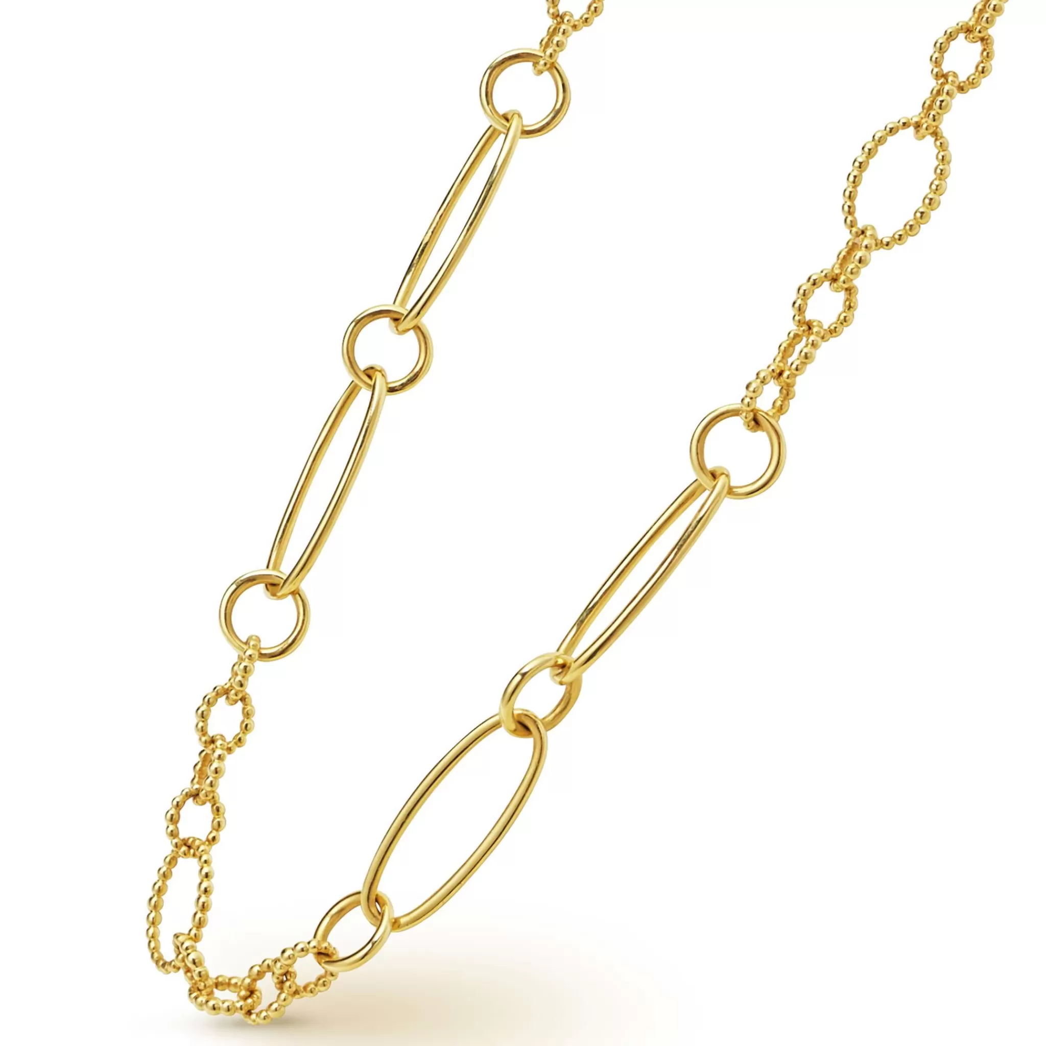 New LAGOS 18K Gold Link Necklace