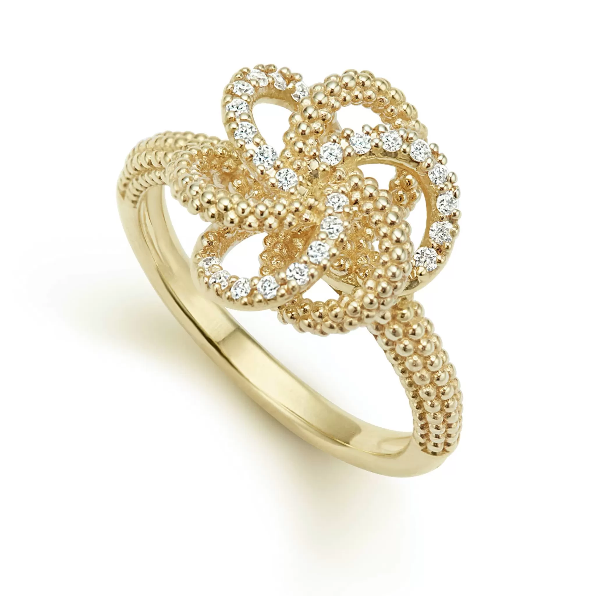 Flash Sale LAGOS 18K Gold Love Knot Diamond Ring