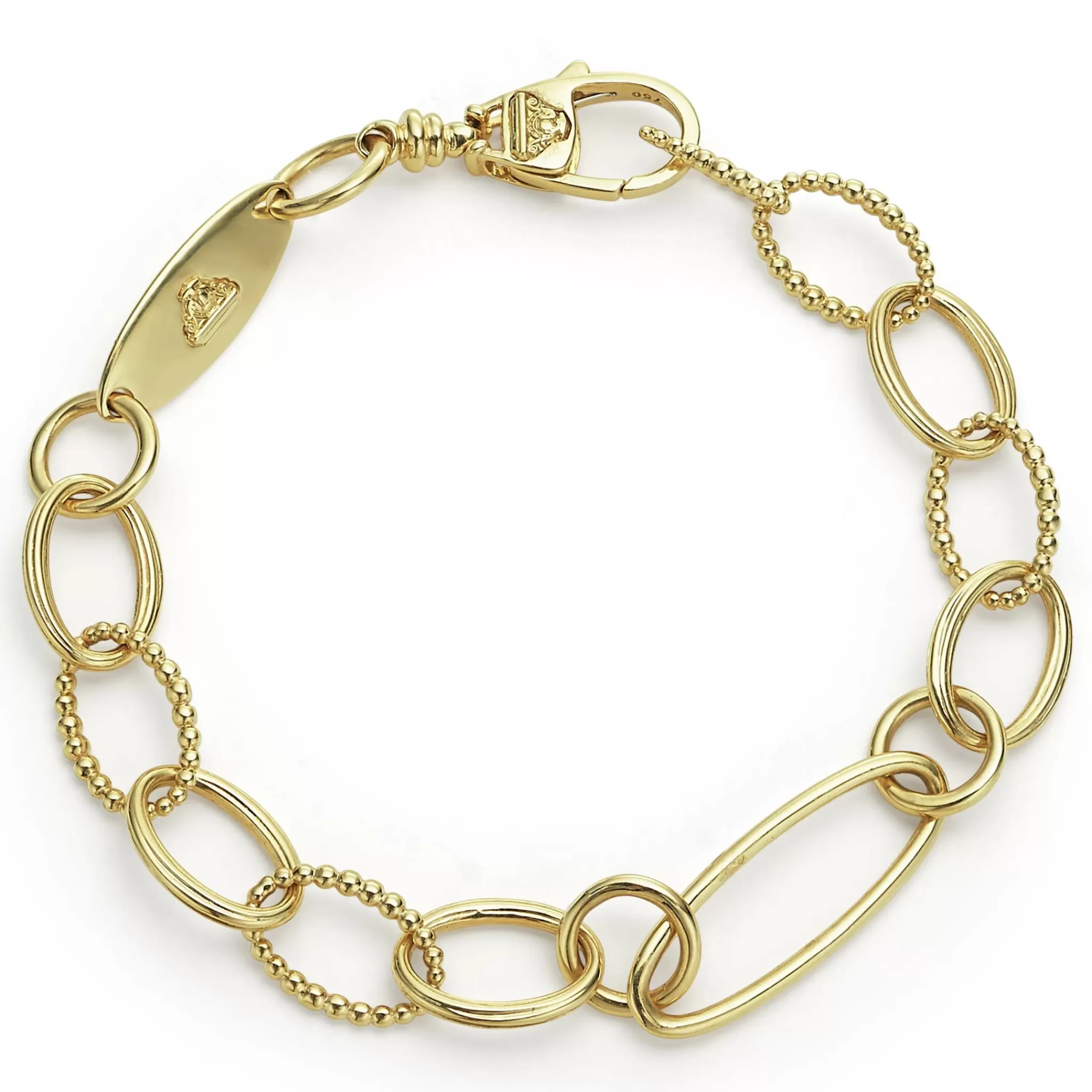 Fashion LAGOS 18K Gold Oval Link Bracelet