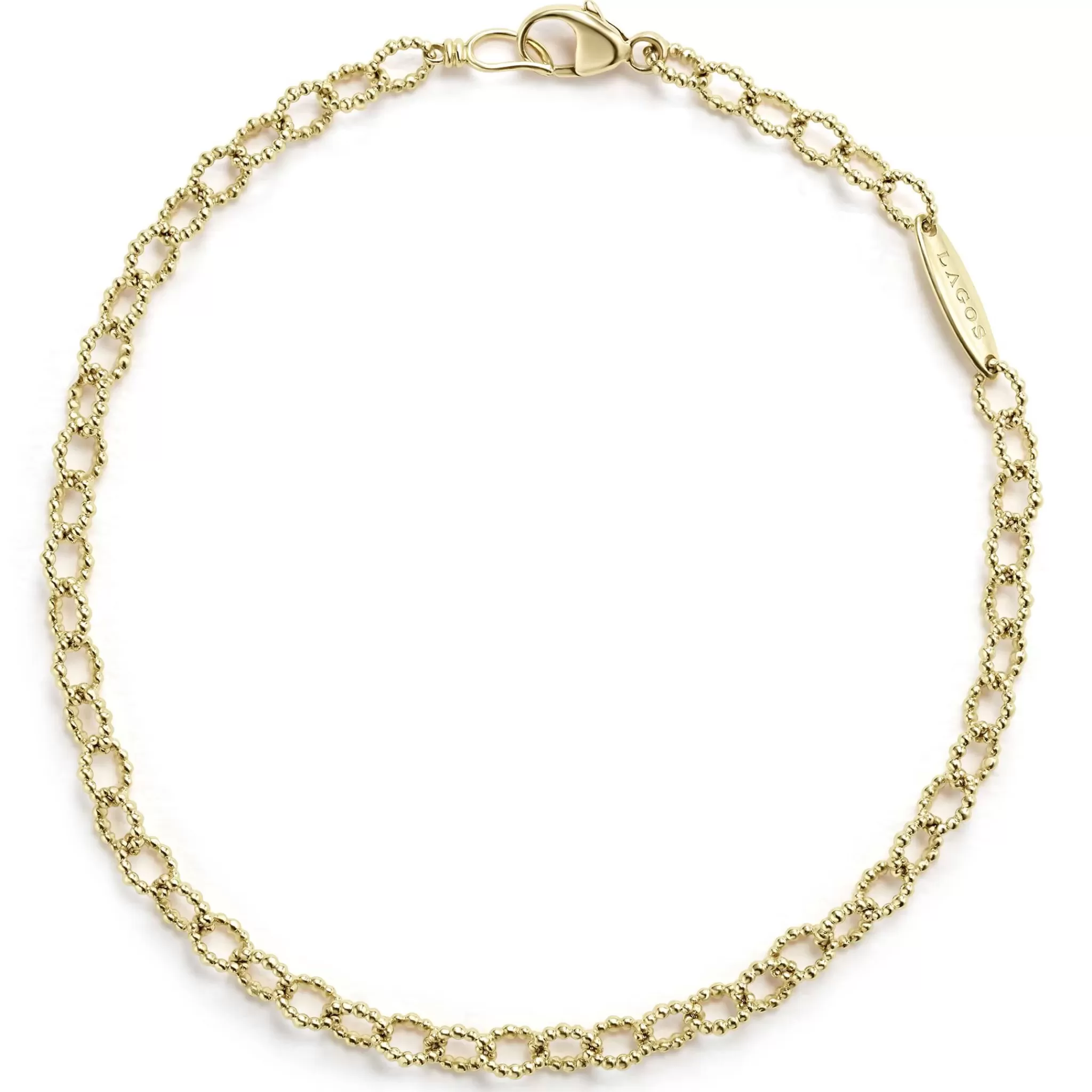 Best LAGOS 18K Gold Petite Link Bracelet