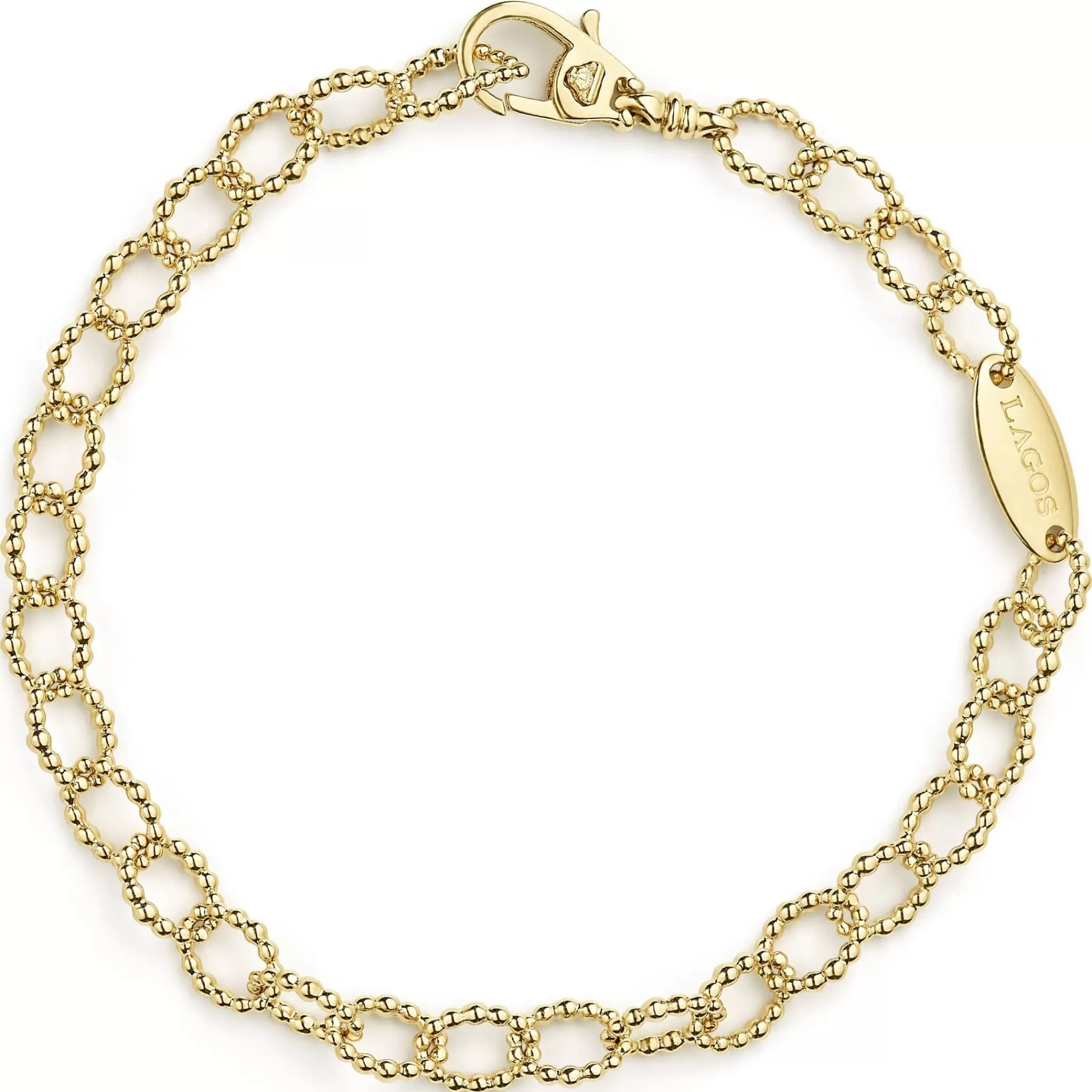 Outlet LAGOS 18K Gold Small Link Bracelet