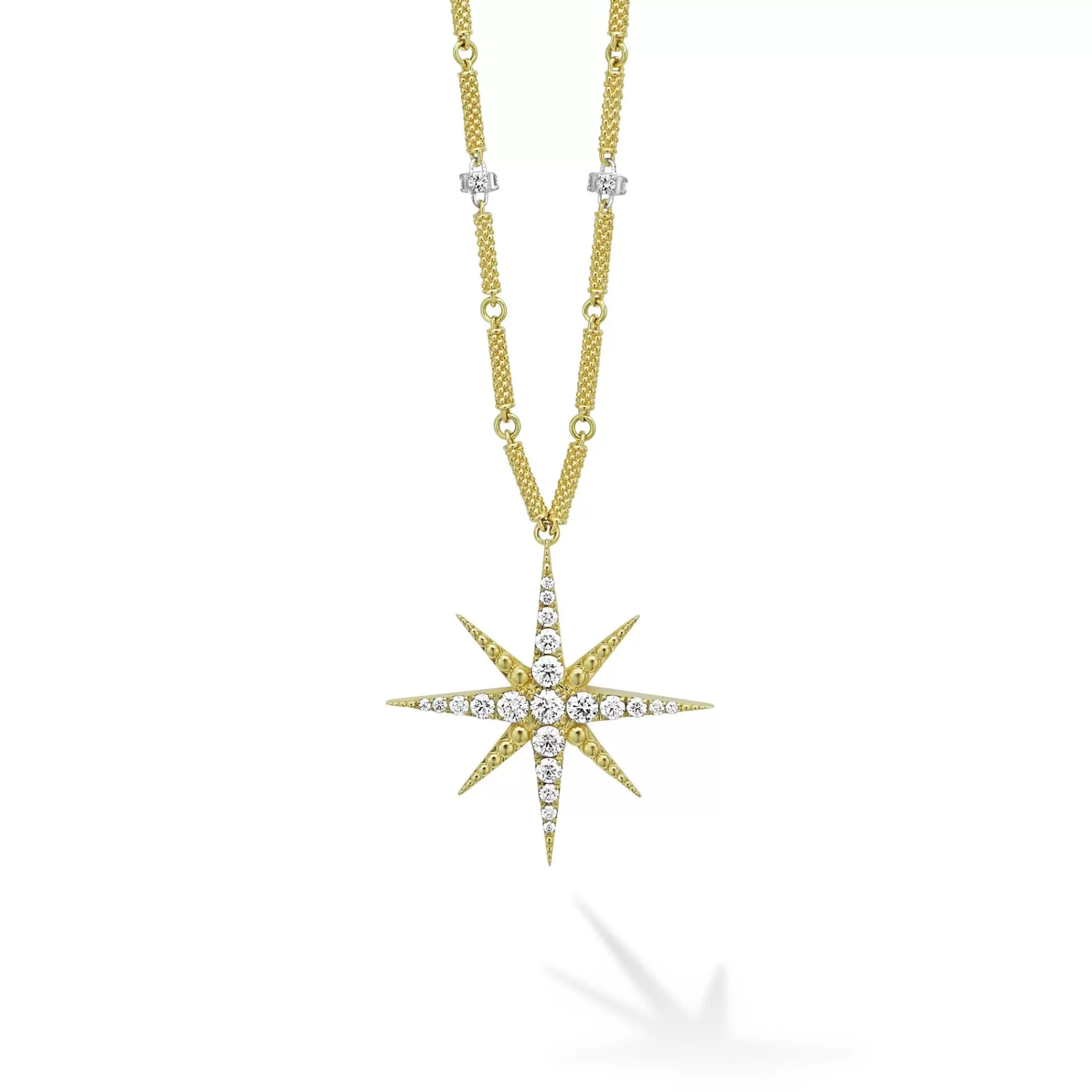 Store LAGOS 18K Gold Statement Diamond Pendant Necklace