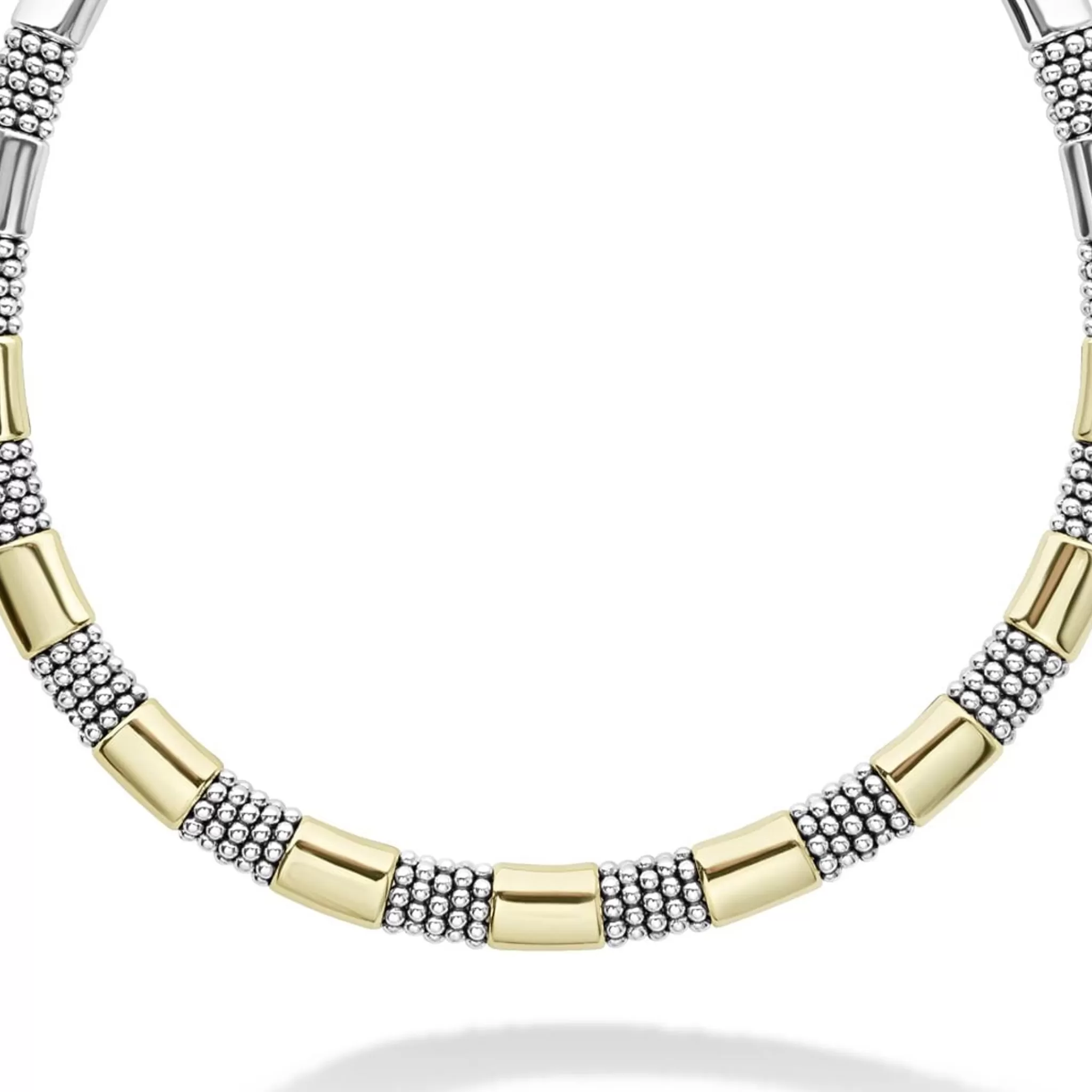 Outlet LAGOS 18K Gold Station Caviar Necklace | 12Mm