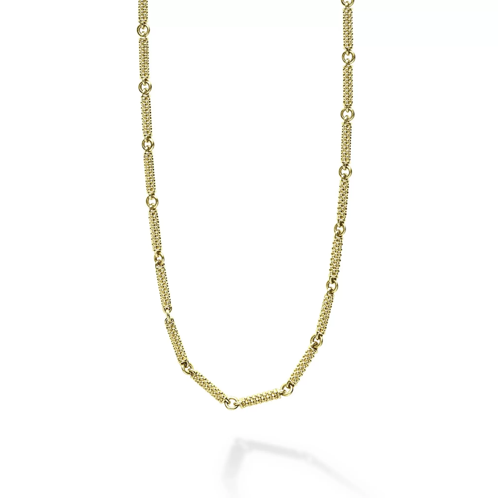 Cheap LAGOS 18K Gold Superfine Caviar Link Necklace