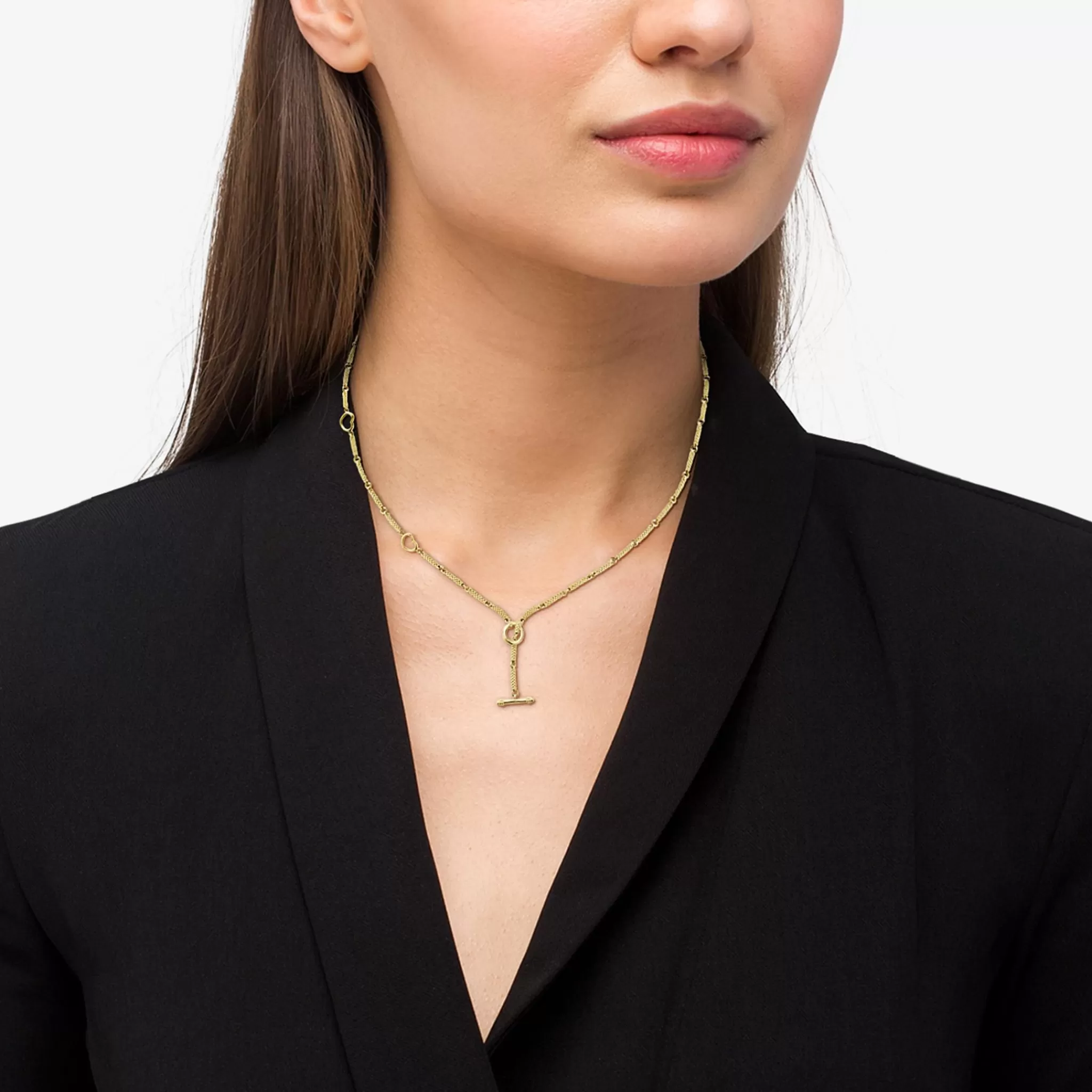 Cheap LAGOS 18K Gold Superfine Caviar Link Necklace