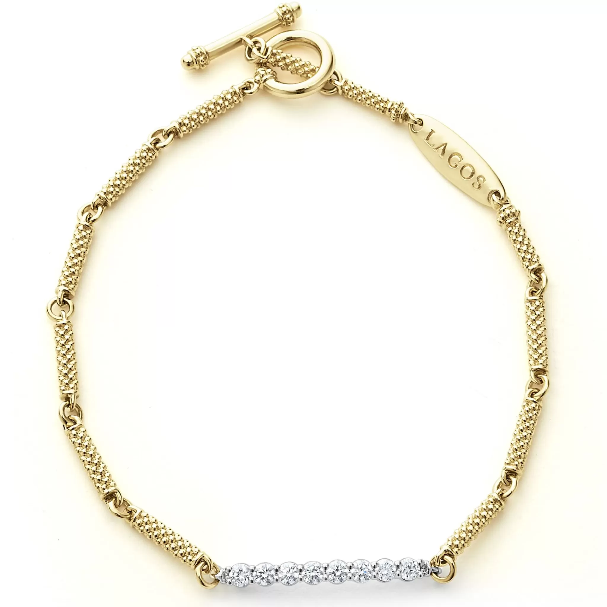 Cheap LAGOS 18K Gold Superfine Diamond Bracelet