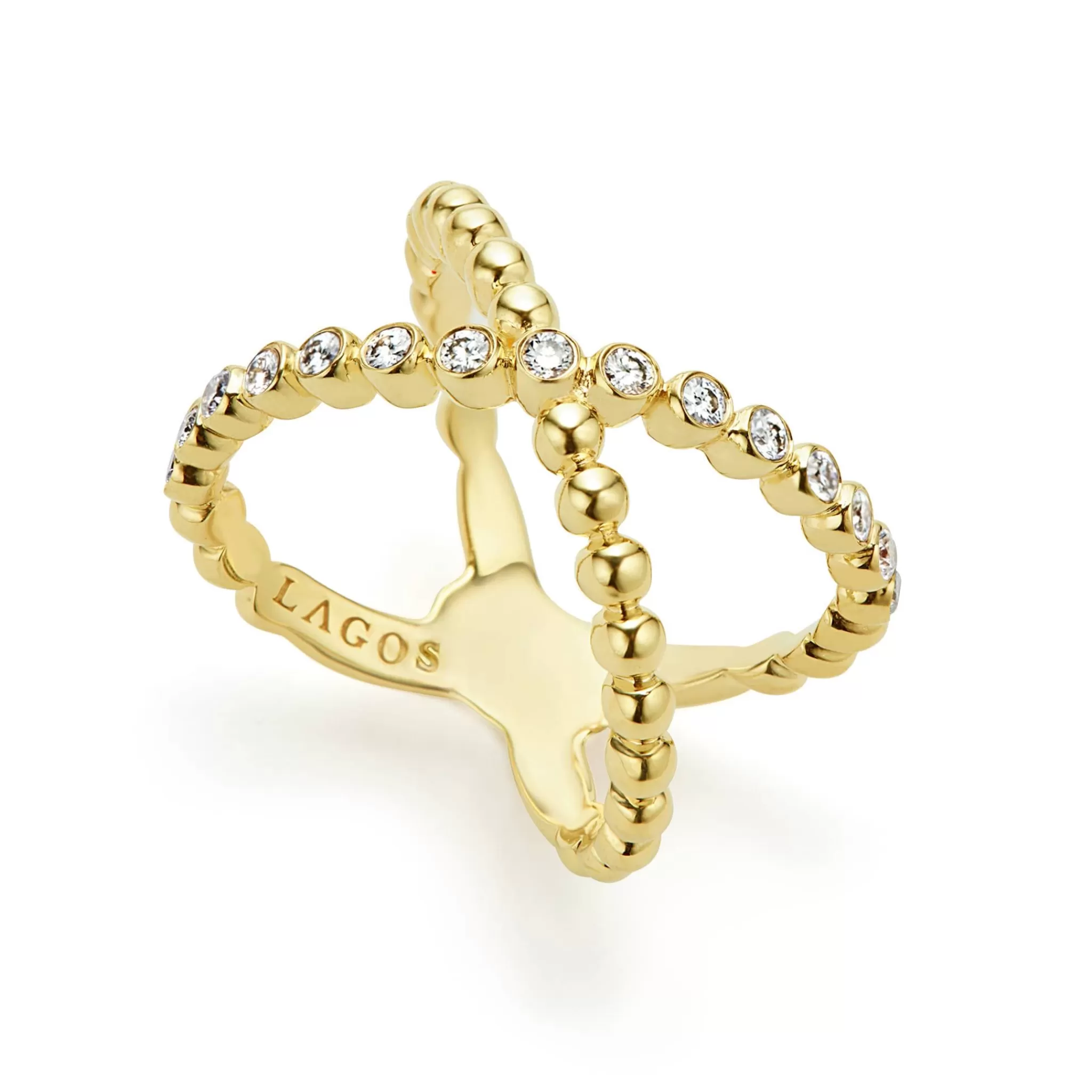 Online LAGOS 18K Gold X Diamond Ring