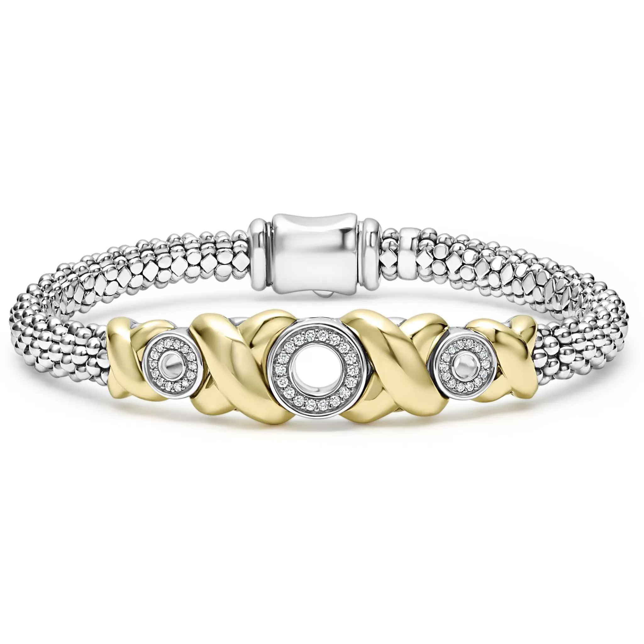 Cheap LAGOS 18K Gold Xo Diamond Bracelet | 6Mm