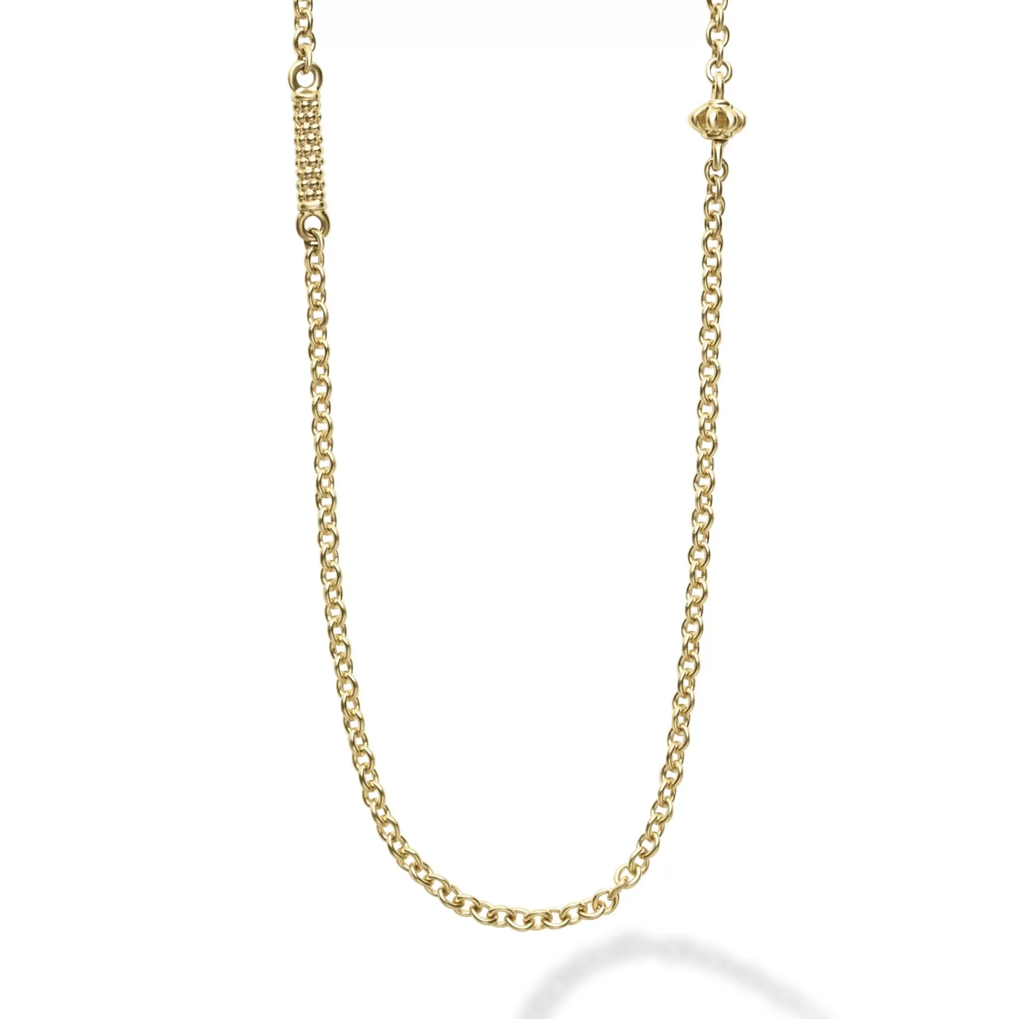 Clearance LAGOS 32 Inch Gold Caviar Chain Necklace