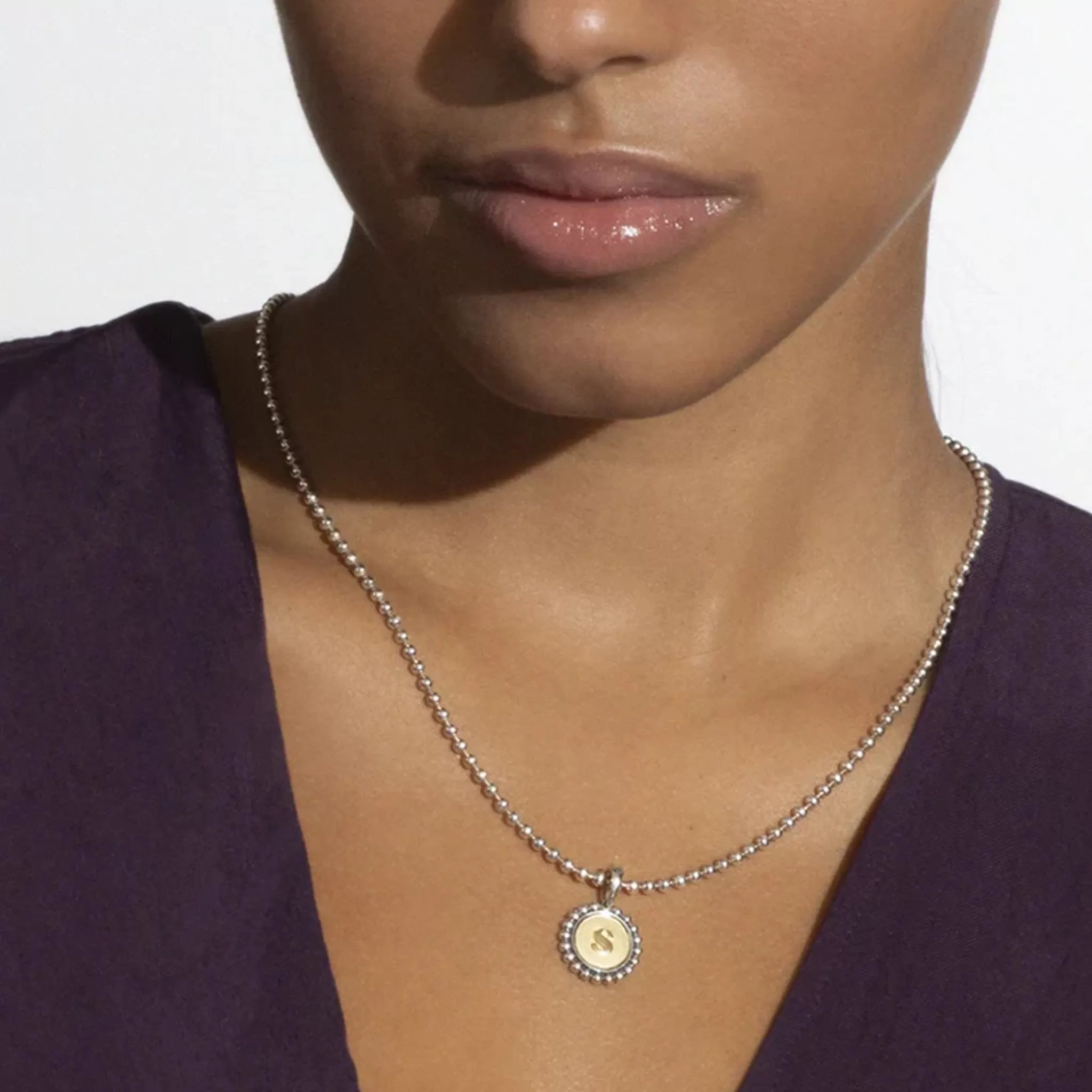 Sale LAGOS A Initial Charm Necklace