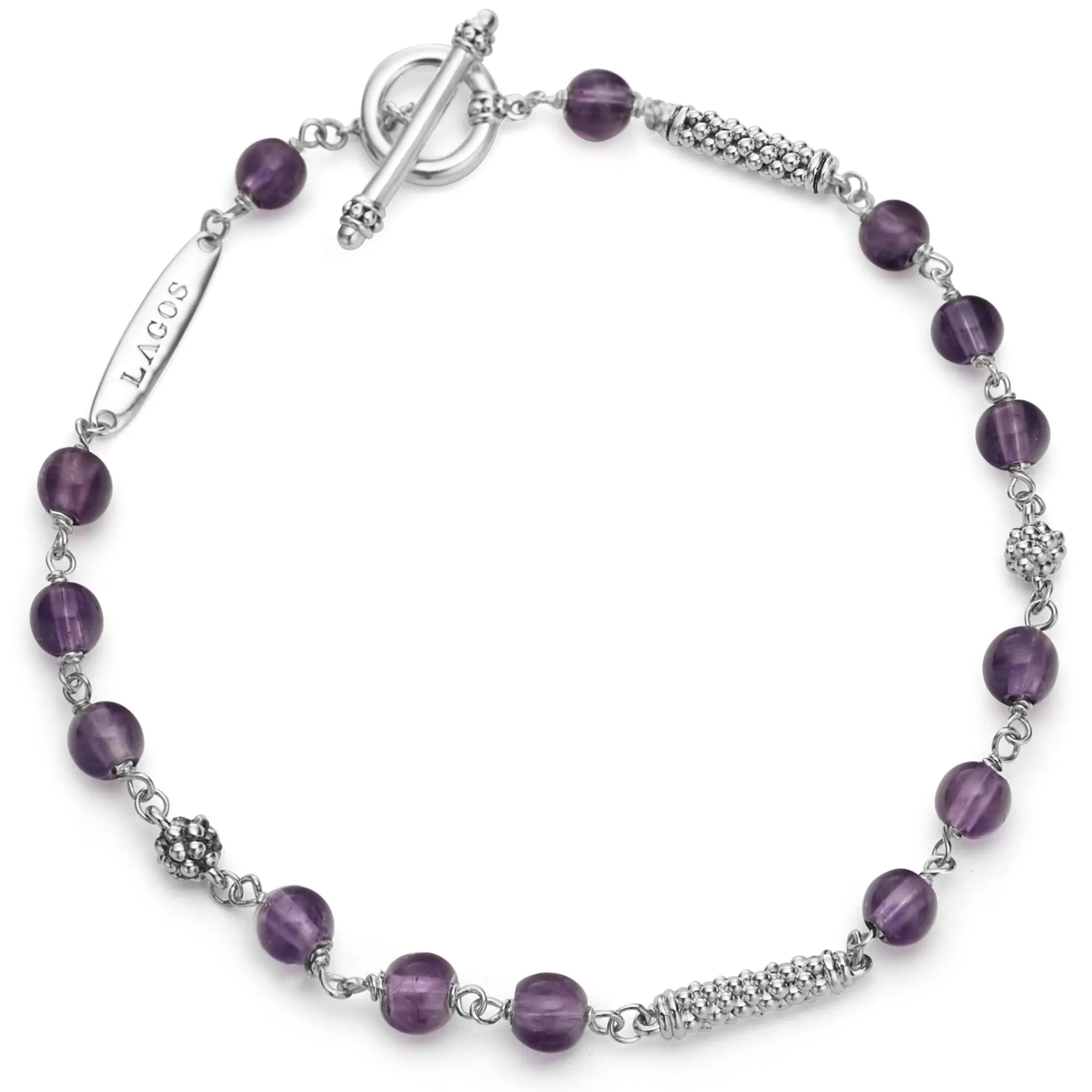 Sale LAGOS Amethyst Beaded Bracelet