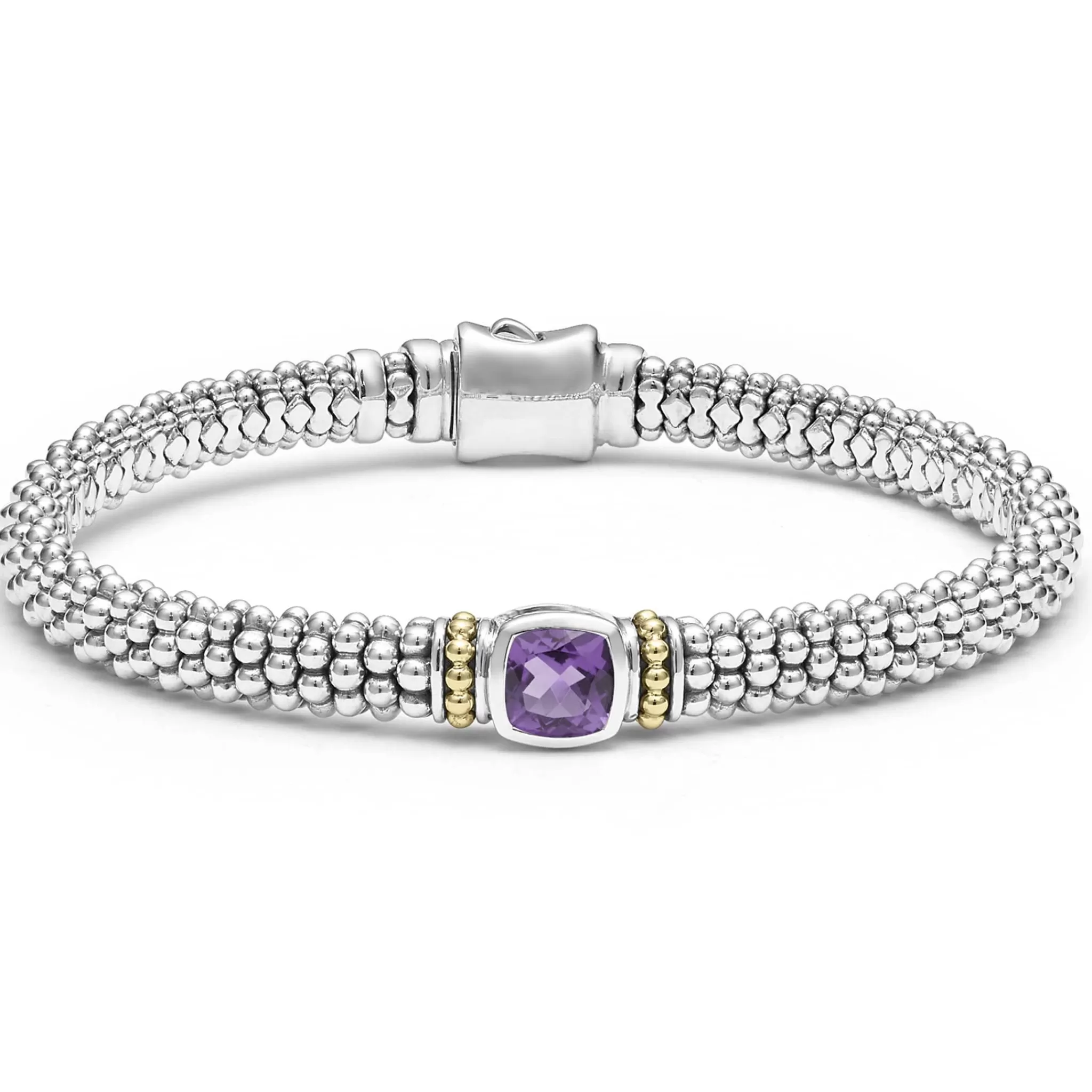 Hot LAGOS Amethyst Caviar Bracelet | 6Mm