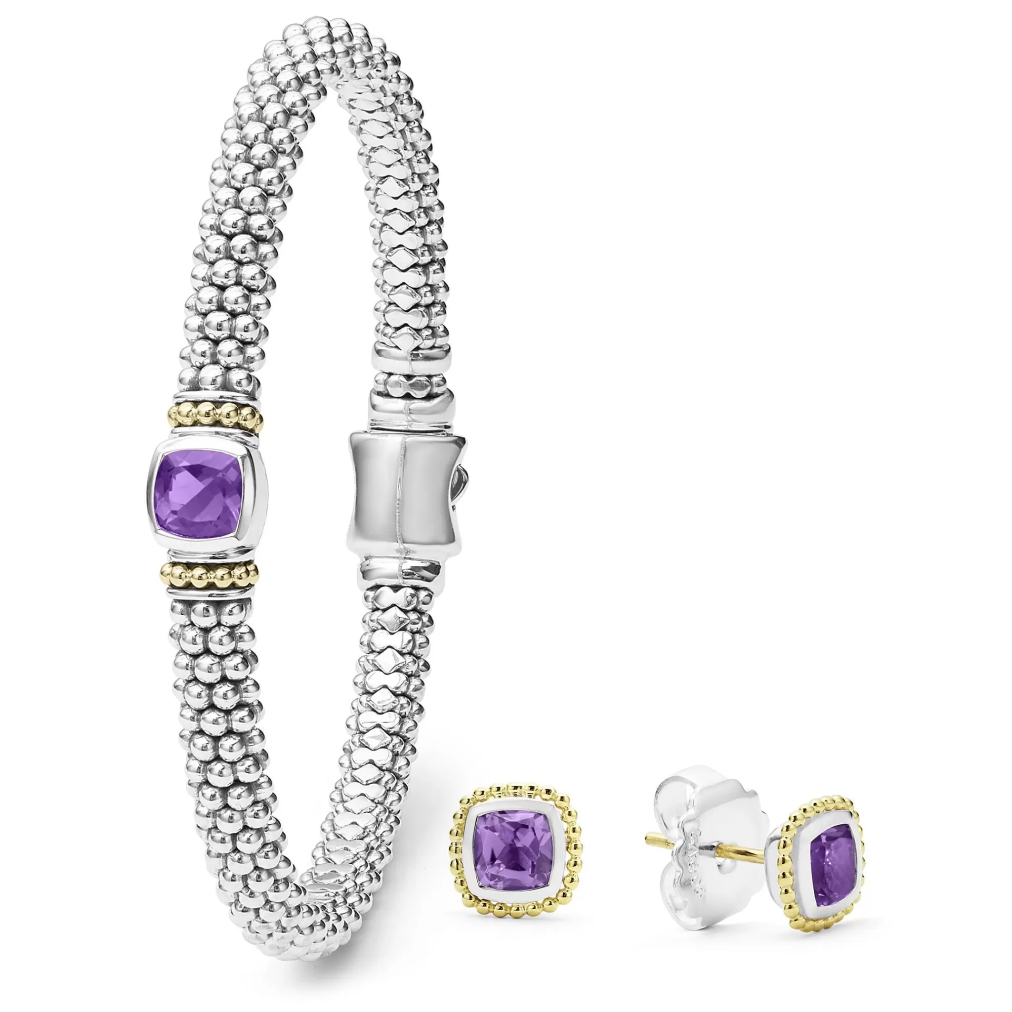 Sale LAGOS Amethyst Caviar Gift Set