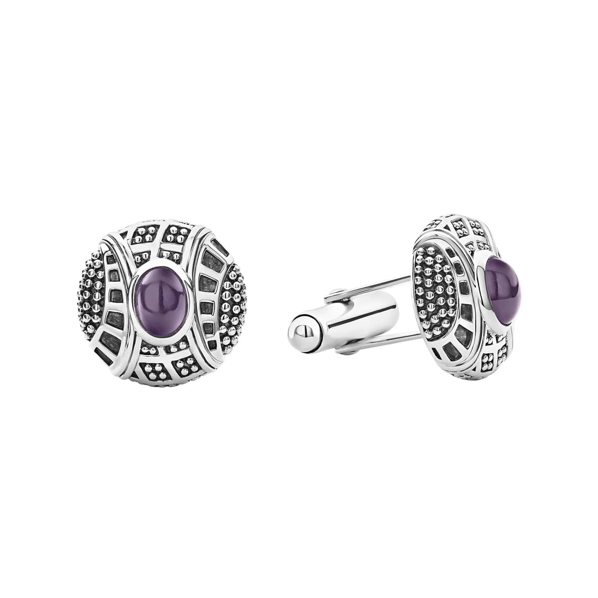 New LAGOS Amethyst Cuff Links