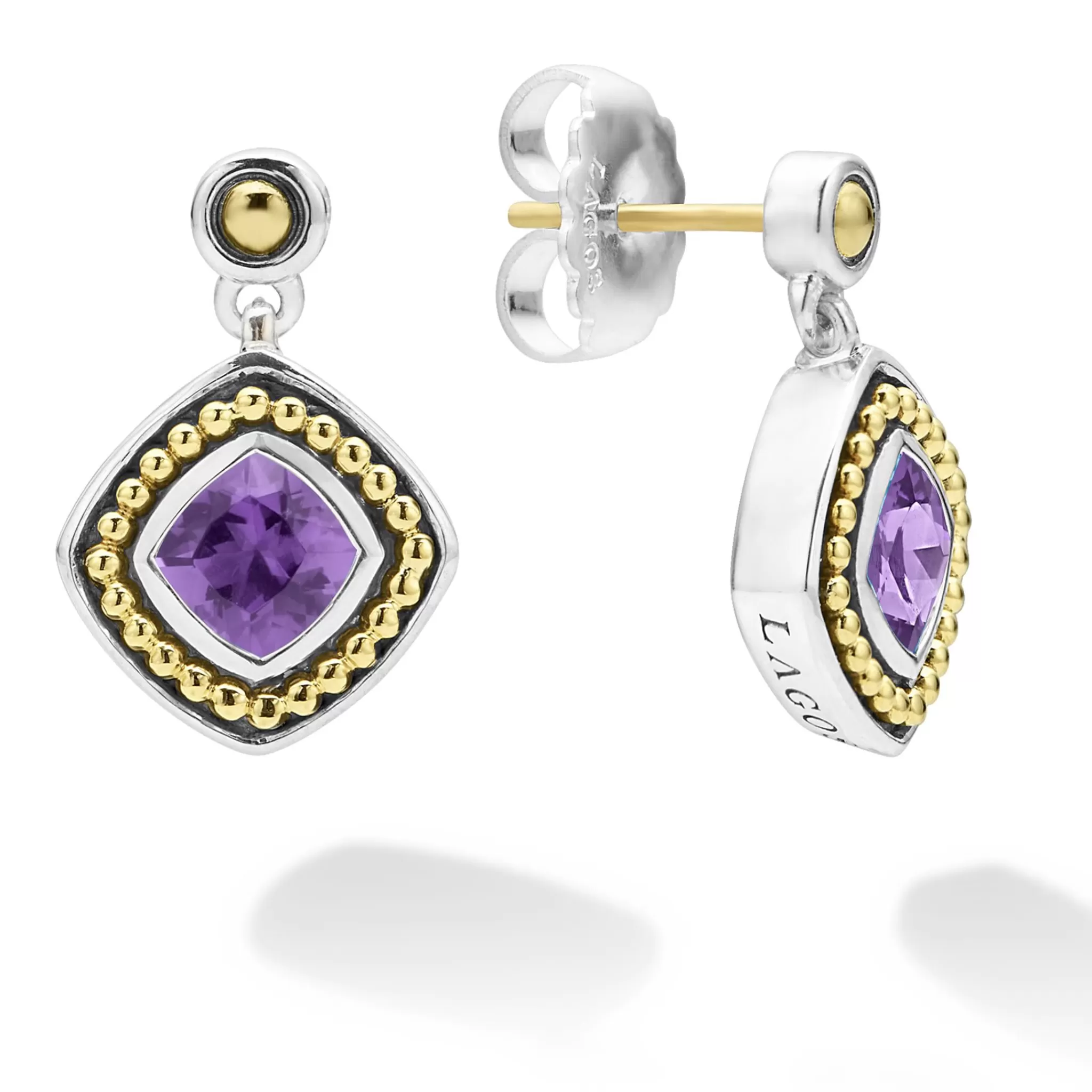 Fashion LAGOS Amethyst Drop Earrings