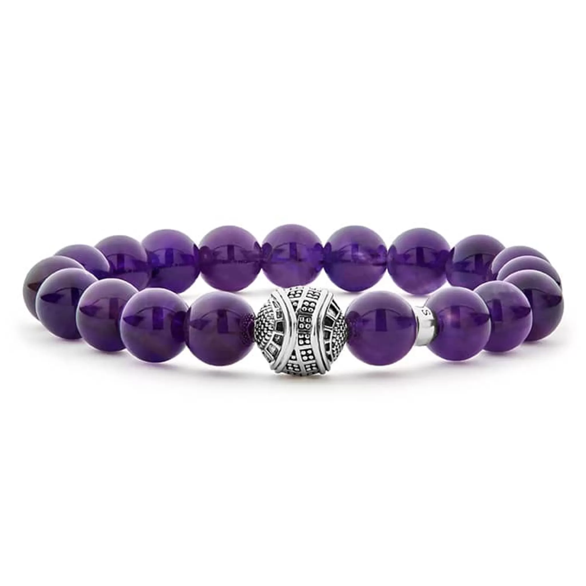 Store LAGOS Amethyst Silver Station Bead Bracelet