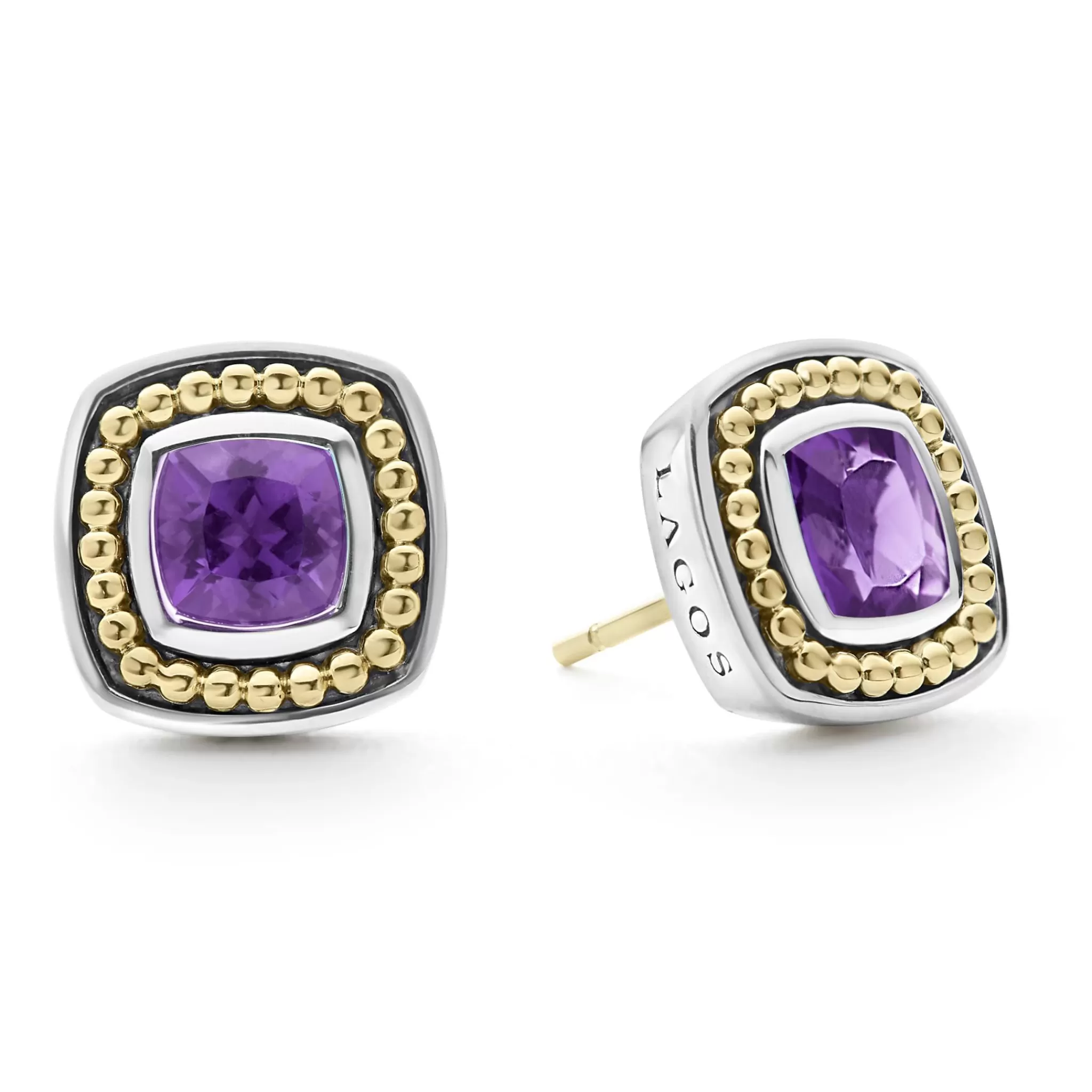 Best Sale LAGOS Amethyst Stud Earrings