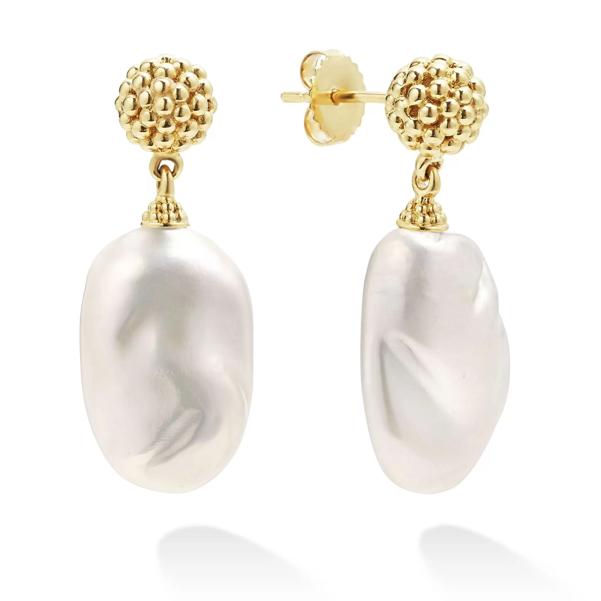 New LAGOS Baroque Pearl Drop Earrings