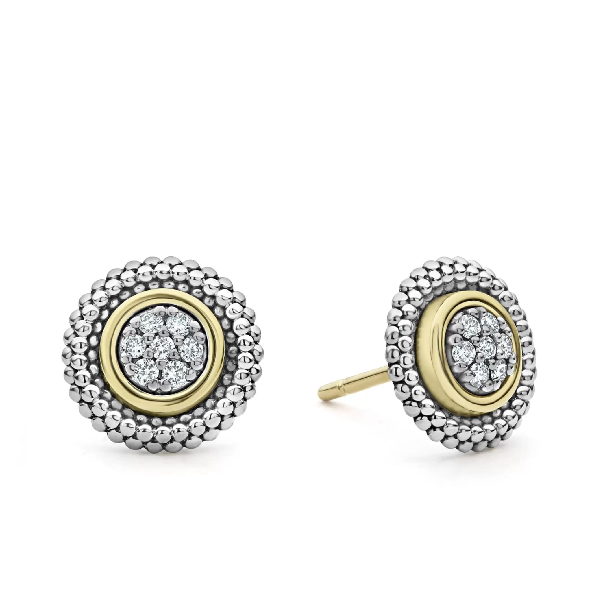 Clearance LAGOS Beaded Diamond Stud Earrings