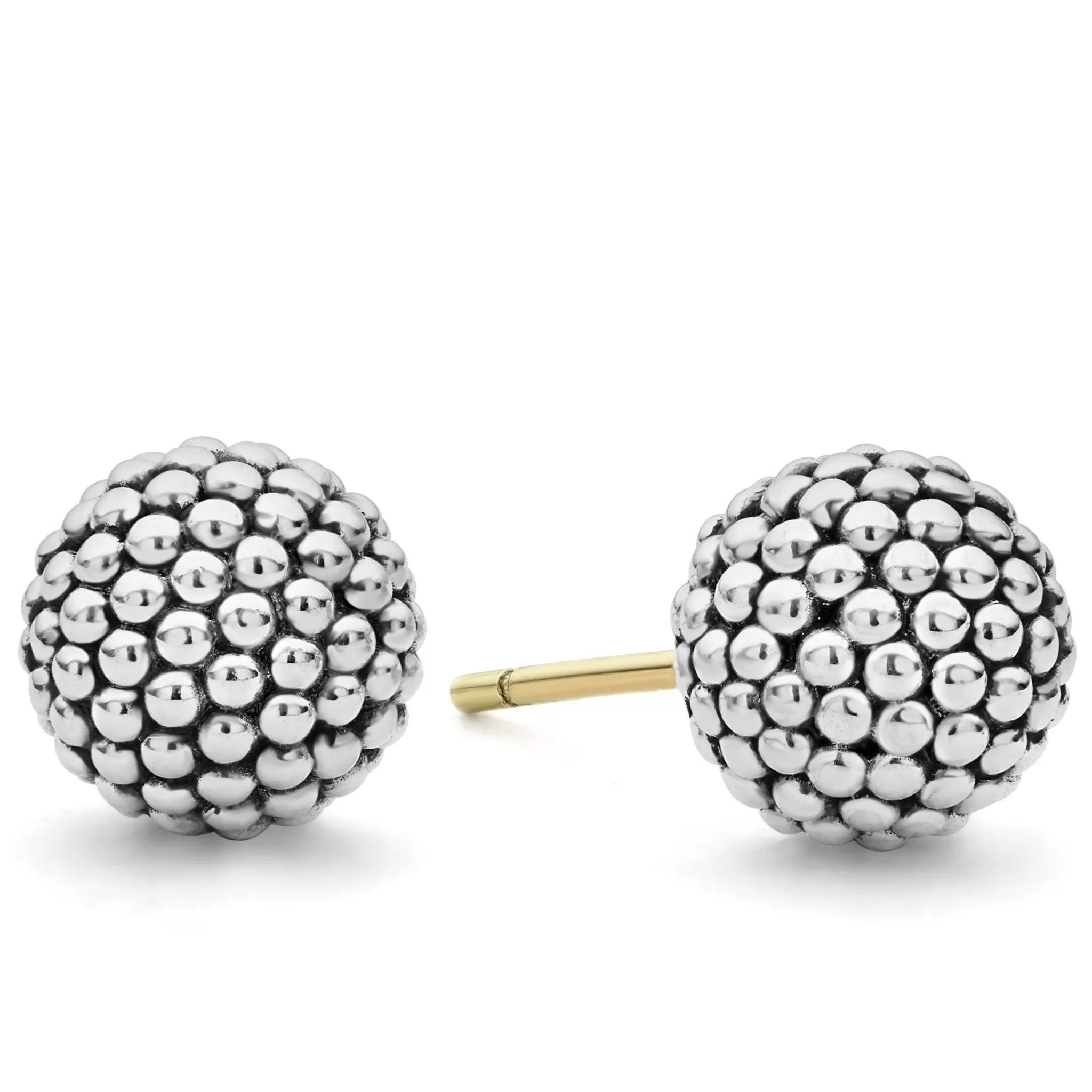 Online LAGOS Beaded Silver Stud Earrings