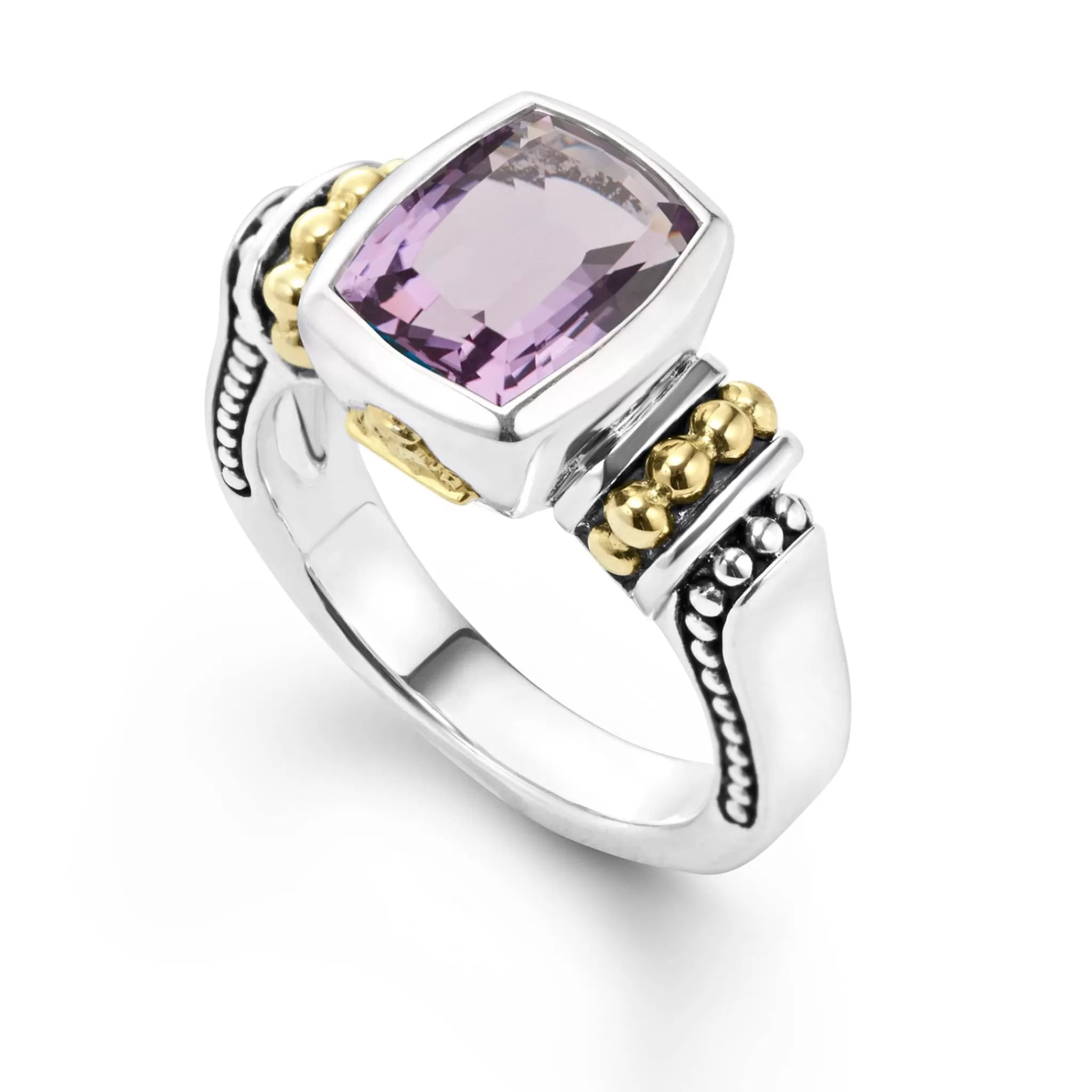 Fashion LAGOS Bezel-Set Amethyst Ring