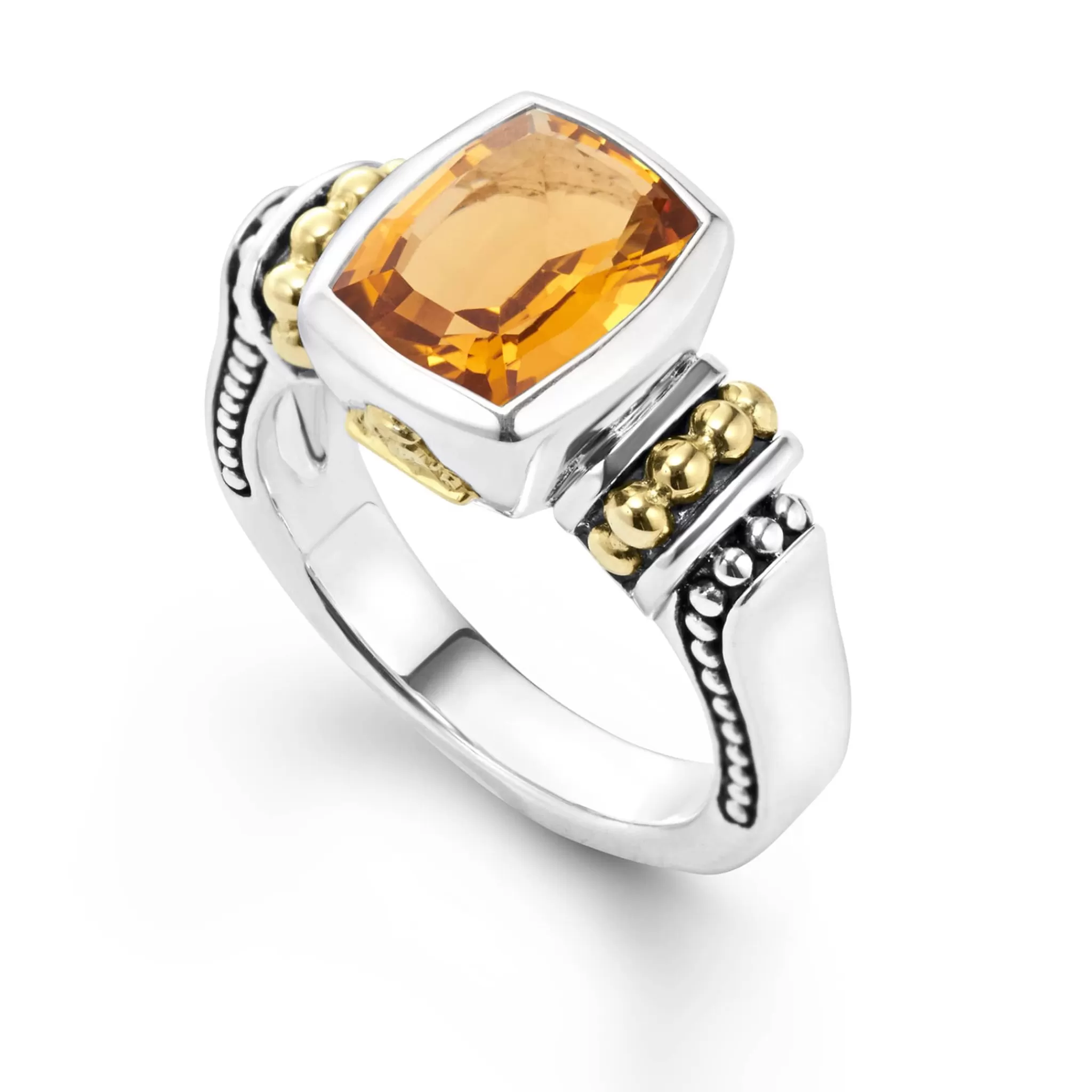 Fashion LAGOS Bezel-Set Citrine Ring